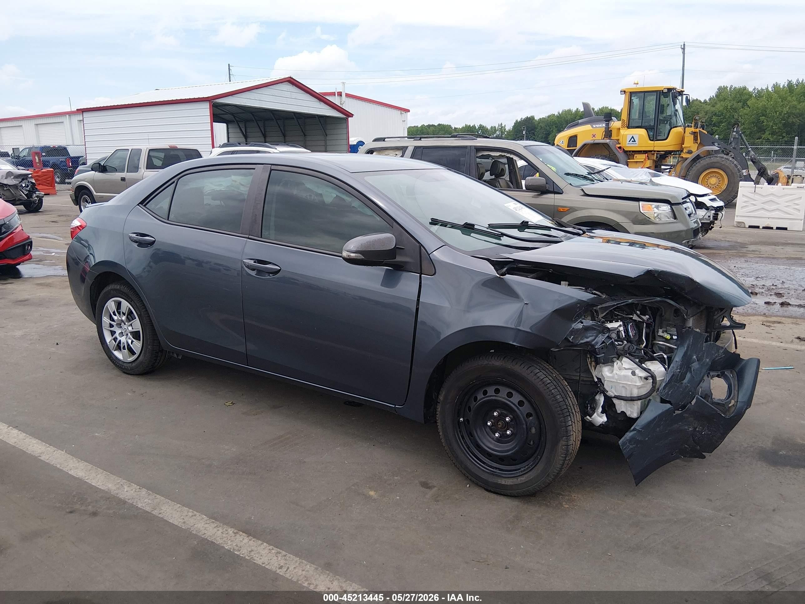 2014 Toyota Corolla S Синий vin: 2T1BURHE6EC125874