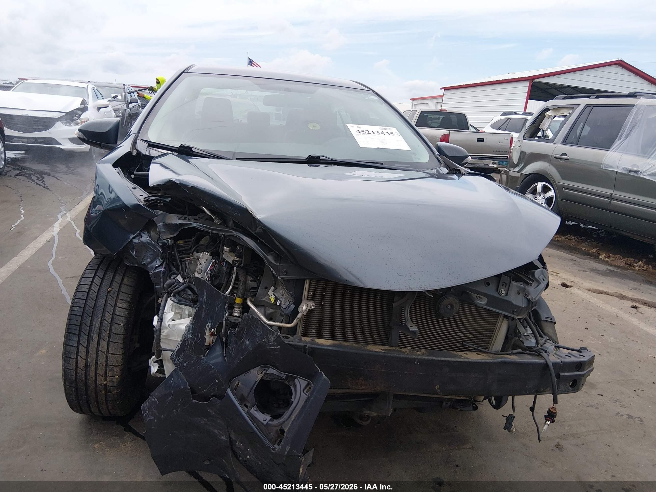 2014 Toyota Corolla S Blue vin: 2T1BURHE6EC125874