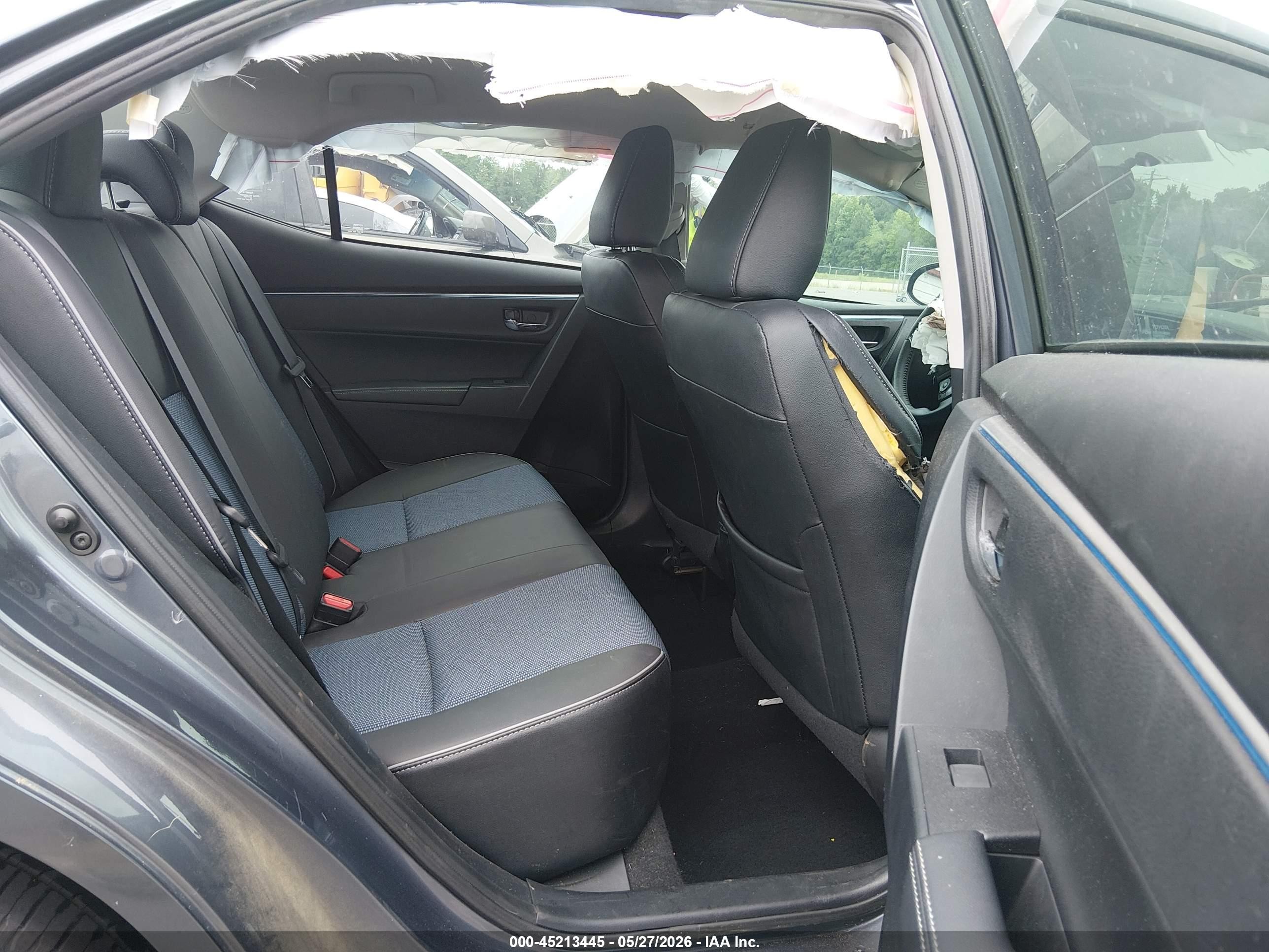 2014 Toyota Corolla S Blue vin: 2T1BURHE6EC125874