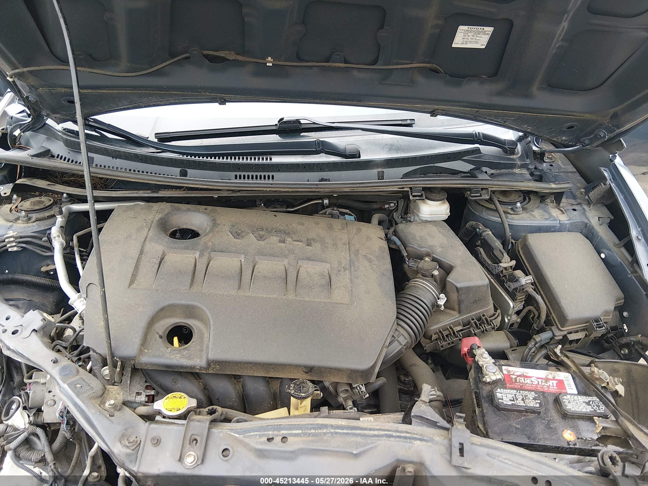 2014 Toyota Corolla S Blue vin: 2T1BURHE6EC125874