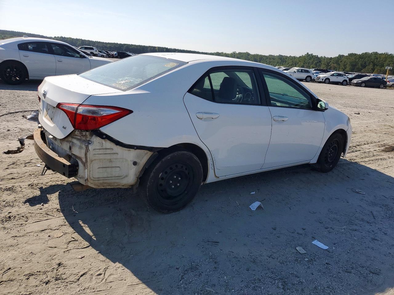 2014 Toyota Corolla Le White vin: 2T1BURHE6EC134137