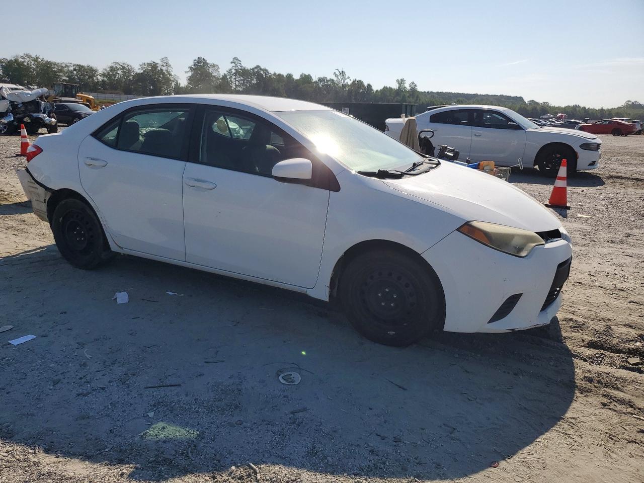 2014 Toyota Corolla Le White vin: 2T1BURHE6EC134137