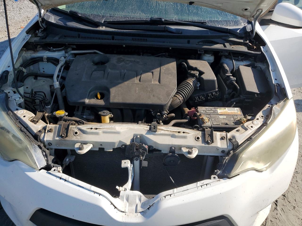 2014 Toyota Corolla Le White vin: 2T1BURHE6EC134137