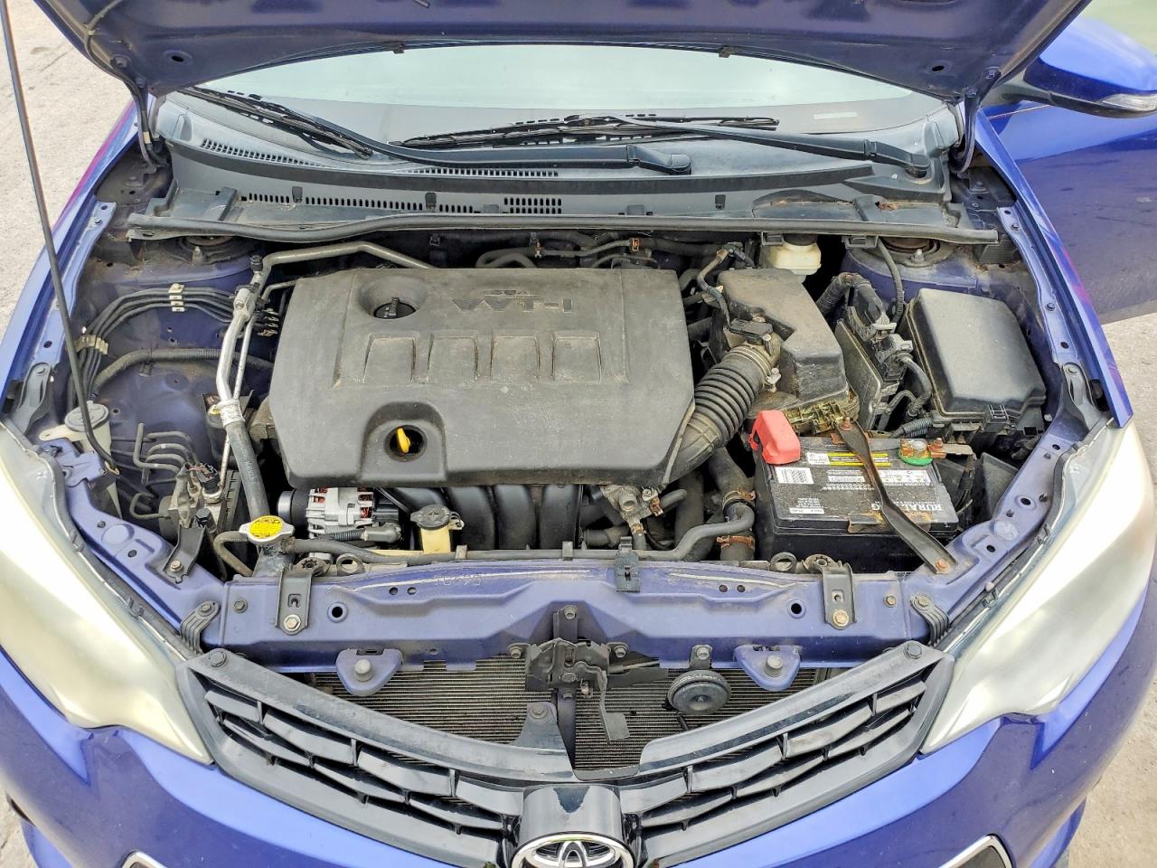 2014 Toyota Corolla S Plus Blue vin: 2T1BURHE6EC143520