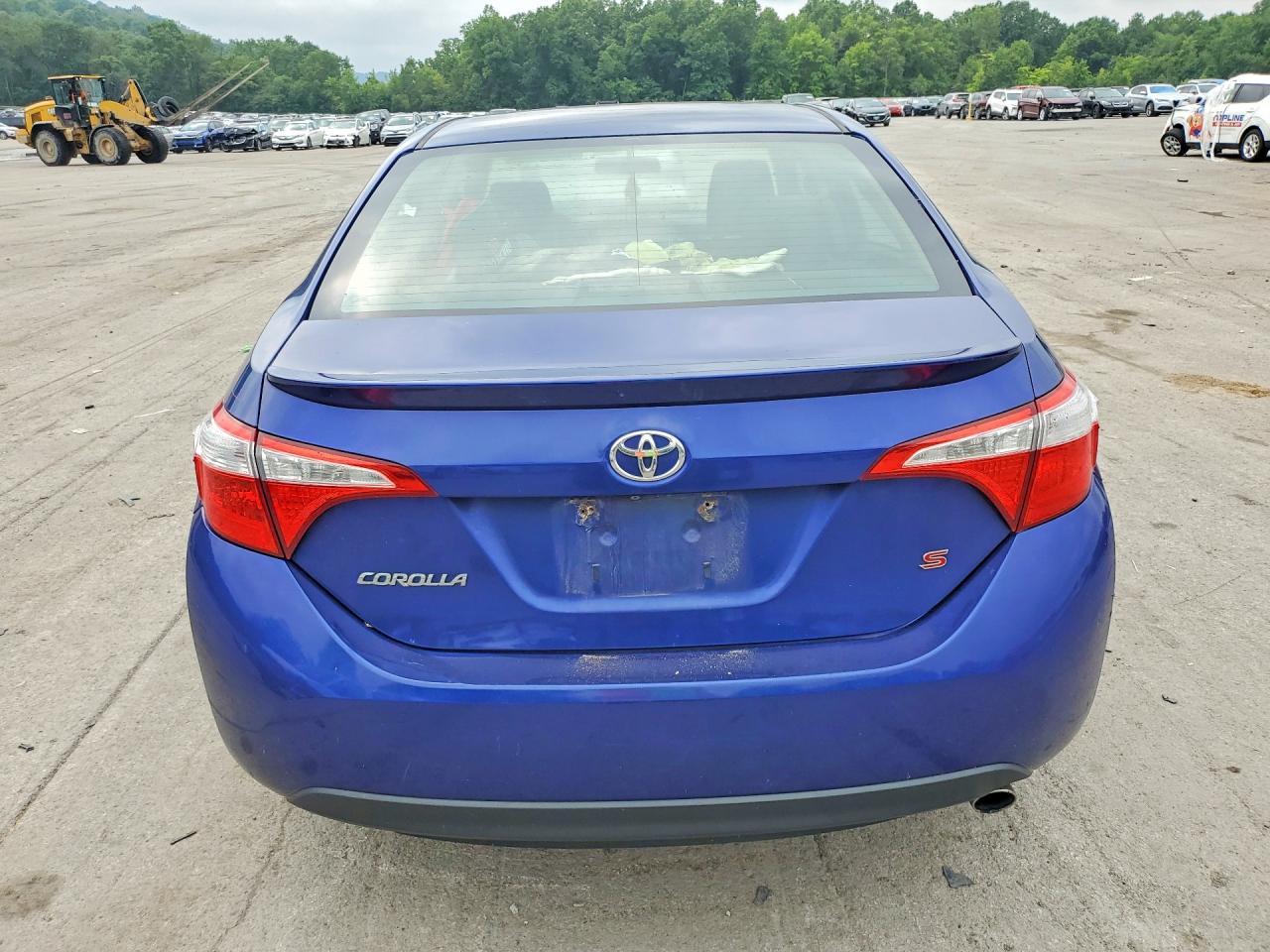 2014 Toyota Corolla S Plus Blue vin: 2T1BURHE6EC143520