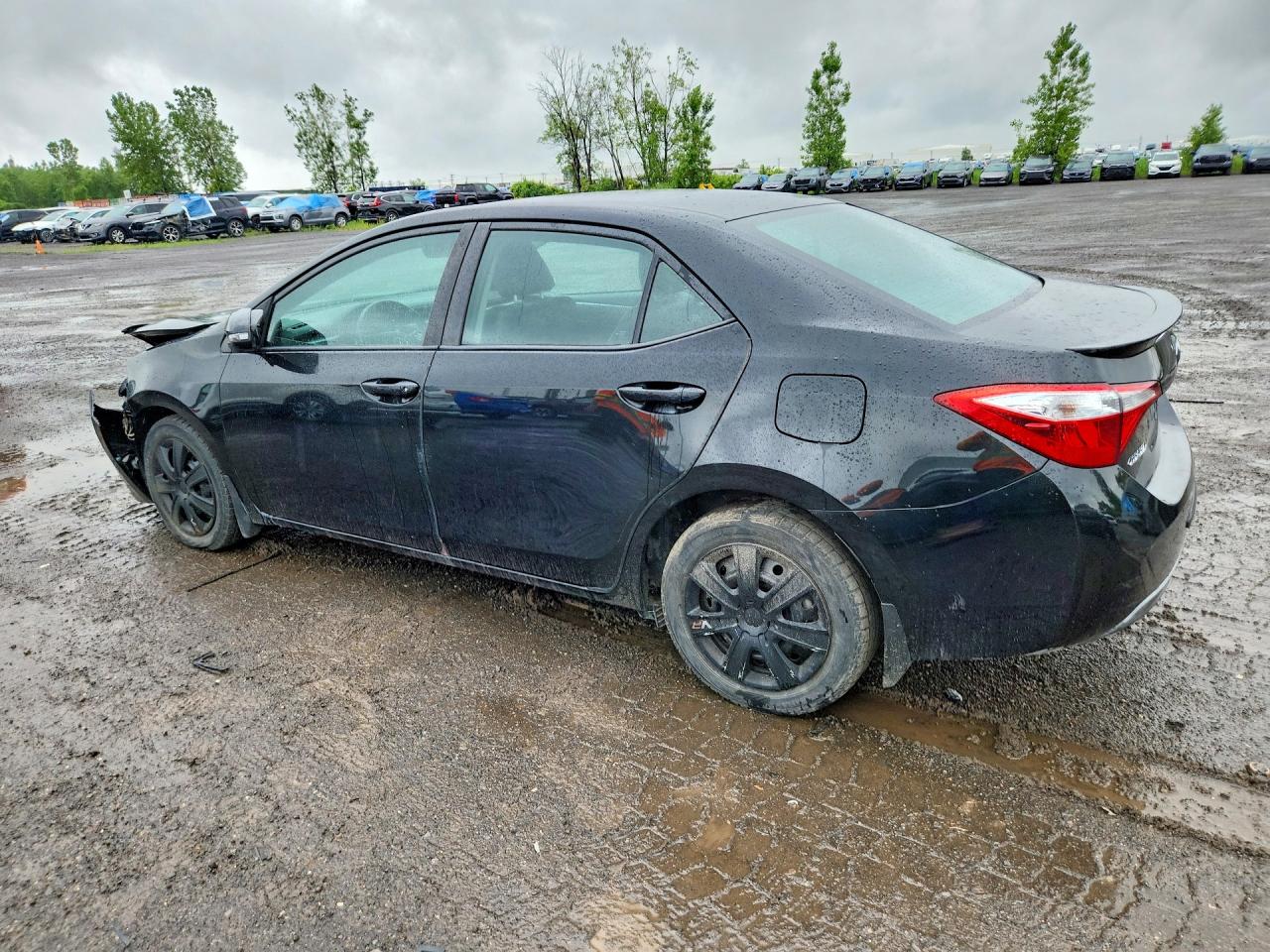 2014 Toyota Corolla L Black vin: 2T1BURHE6EC147339