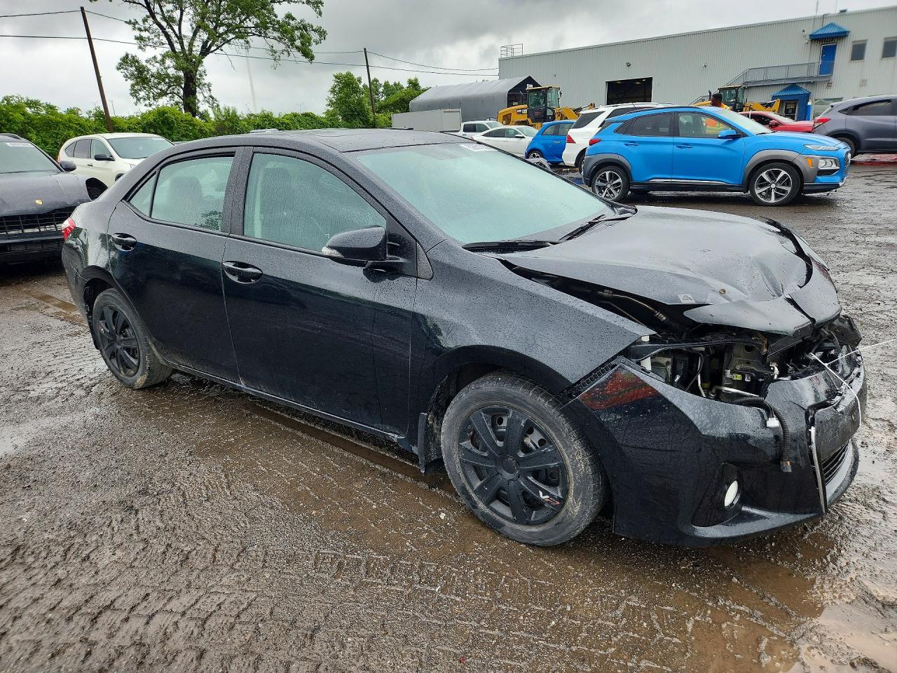 2014 Toyota Corolla L Black vin: 2T1BURHE6EC147339
