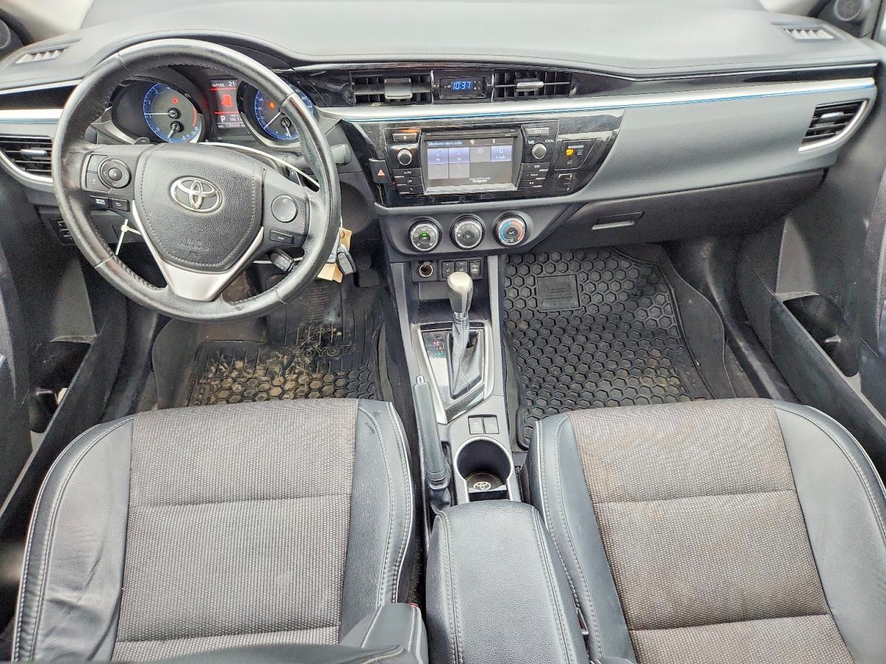 2014 Toyota Corolla L Black vin: 2T1BURHE6EC147339