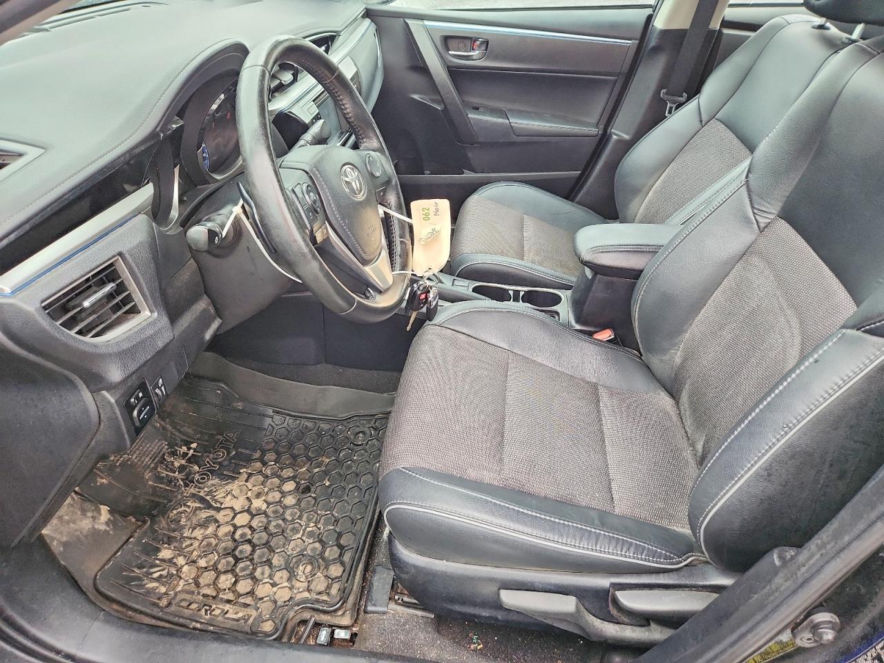 2014 Toyota Corolla L Black vin: 2T1BURHE6EC147339