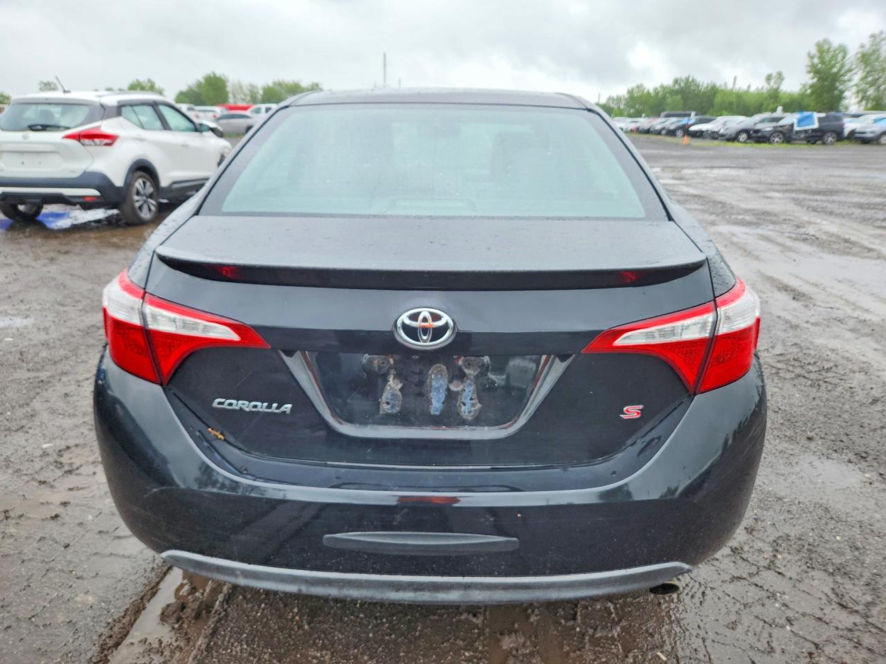 2014 Toyota Corolla L Black vin: 2T1BURHE6EC147339