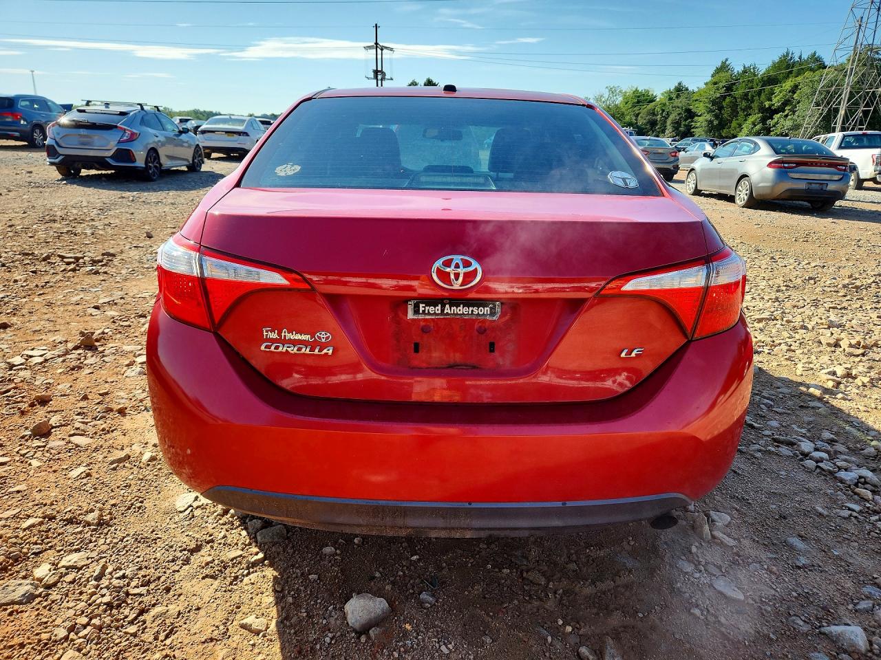 2014 Toyota Corolla Le Premium Red vin: 2T1BURHE6EC148975