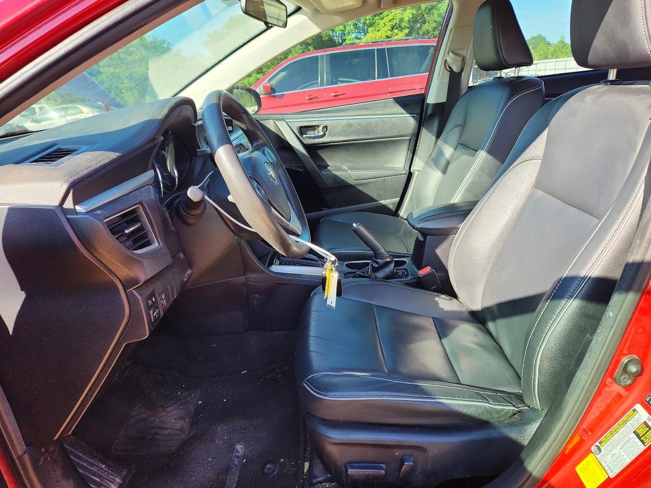 2014 Toyota Corolla Le Premium Red vin: 2T1BURHE6EC148975
