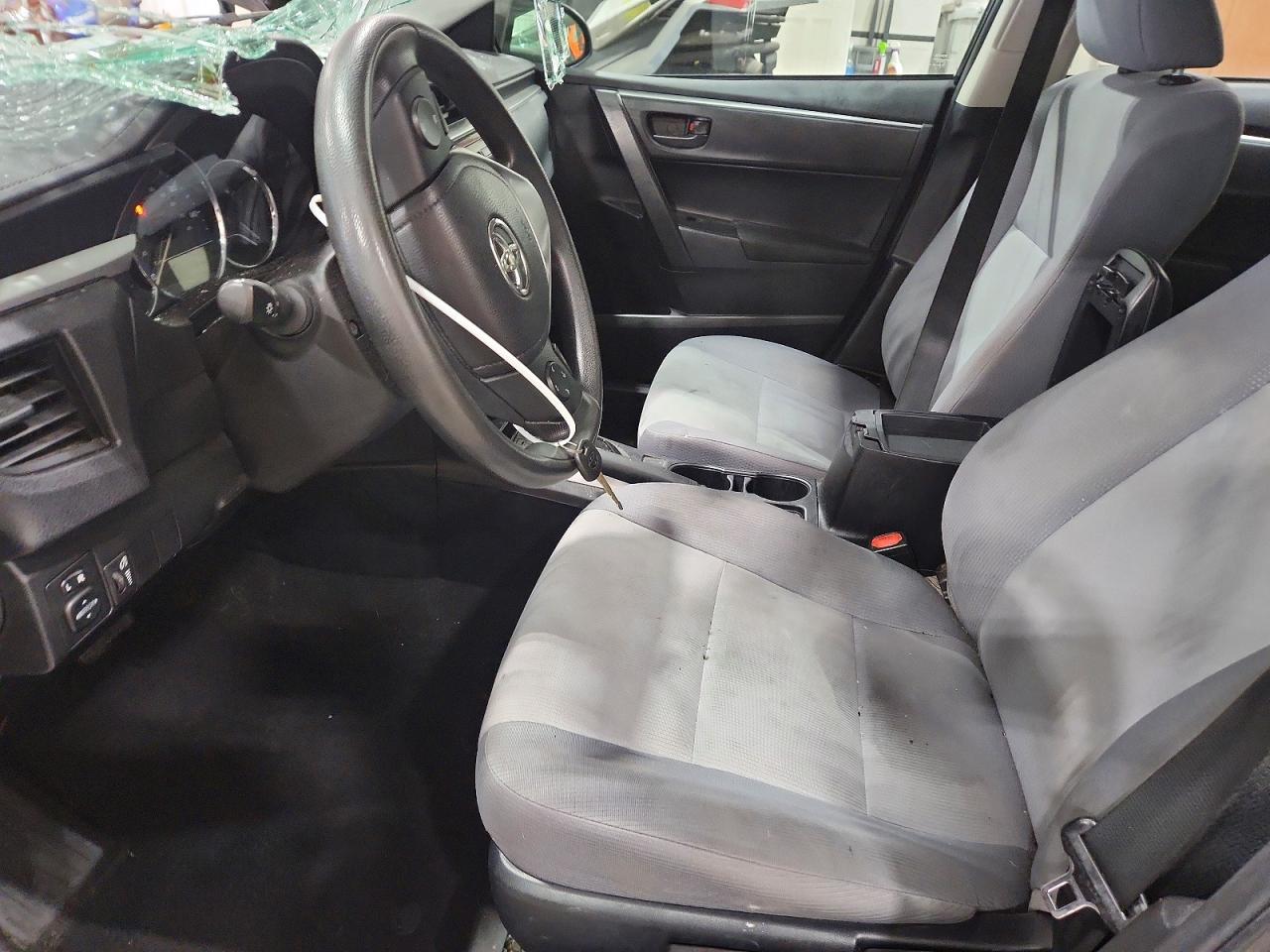 2014 Toyota Corolla L Черный vin: 2T1BURHE6EC150743