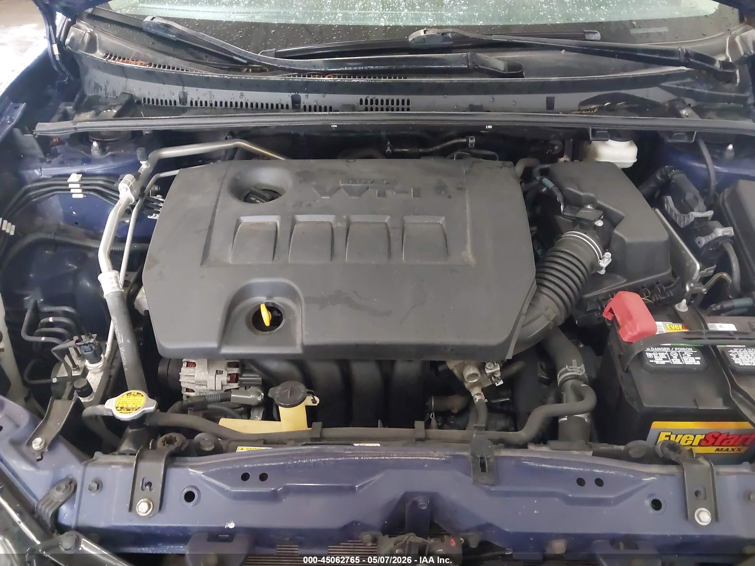 2014 Toyota Corolla S Plus Blue vin: 2T1BURHE6EC154999