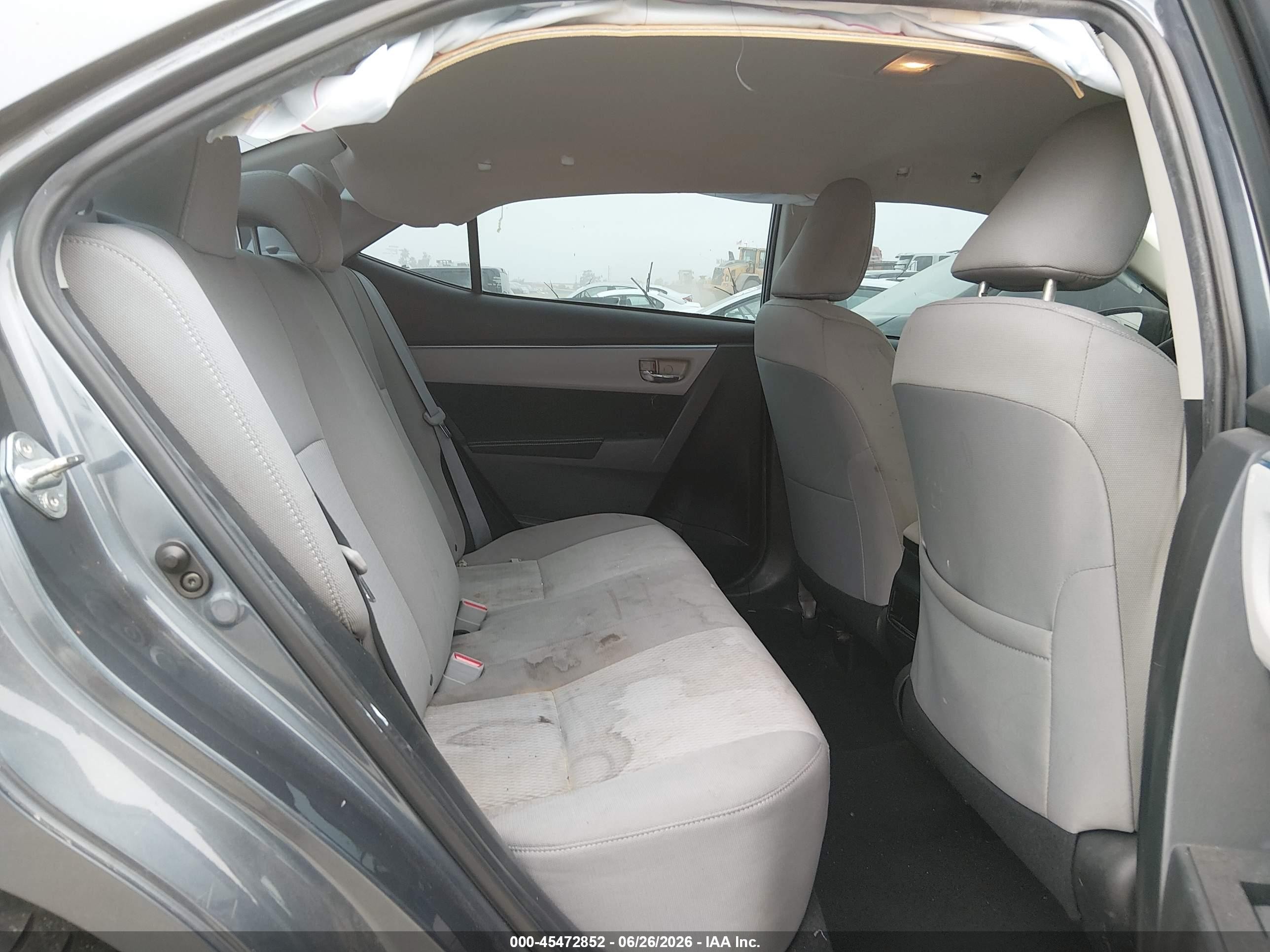 2014 Toyota Corolla Le Plus Gray vin: 2T1BURHE6EC166313
