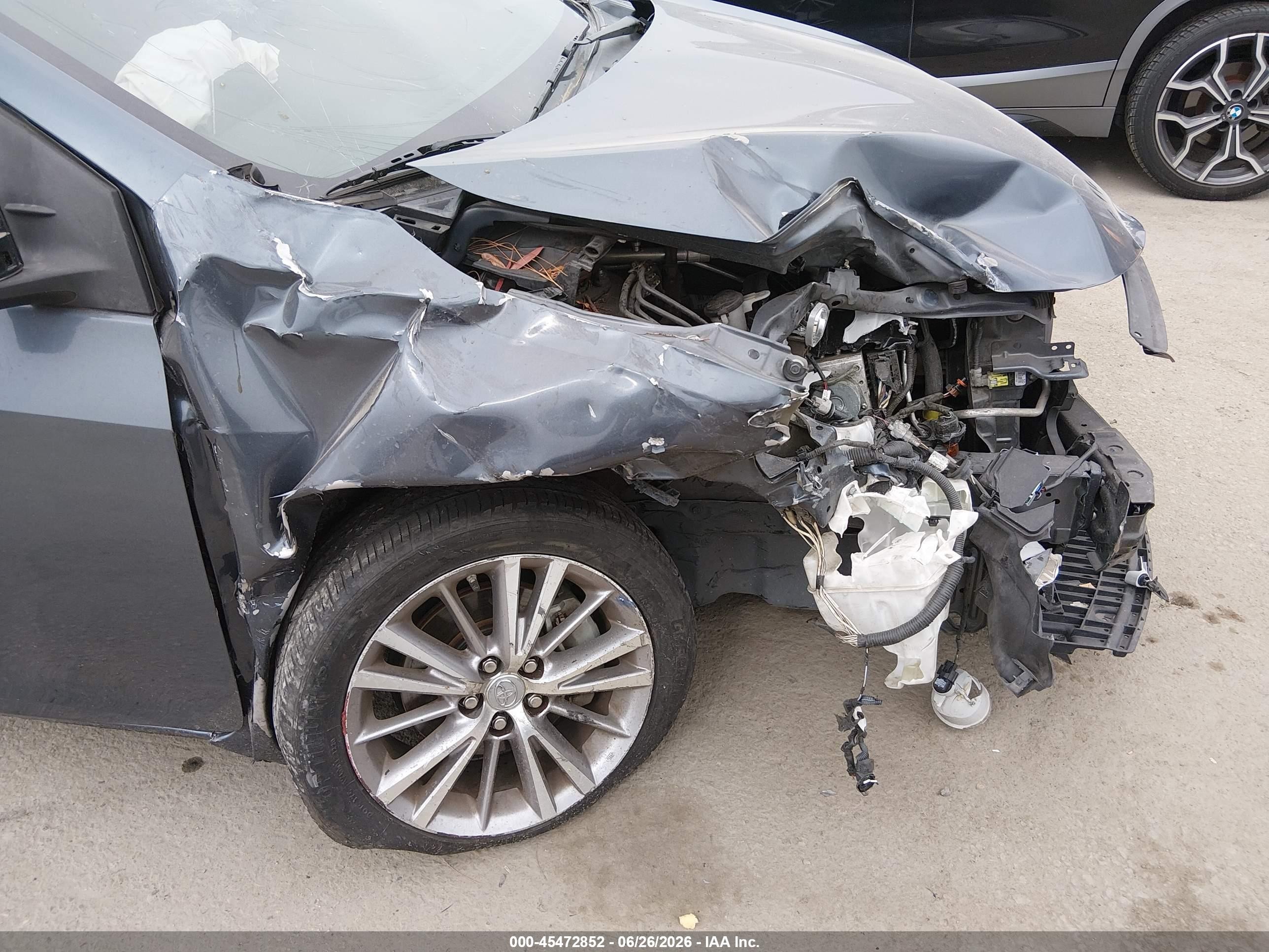 2014 Toyota Corolla Le Plus Gray vin: 2T1BURHE6EC166313