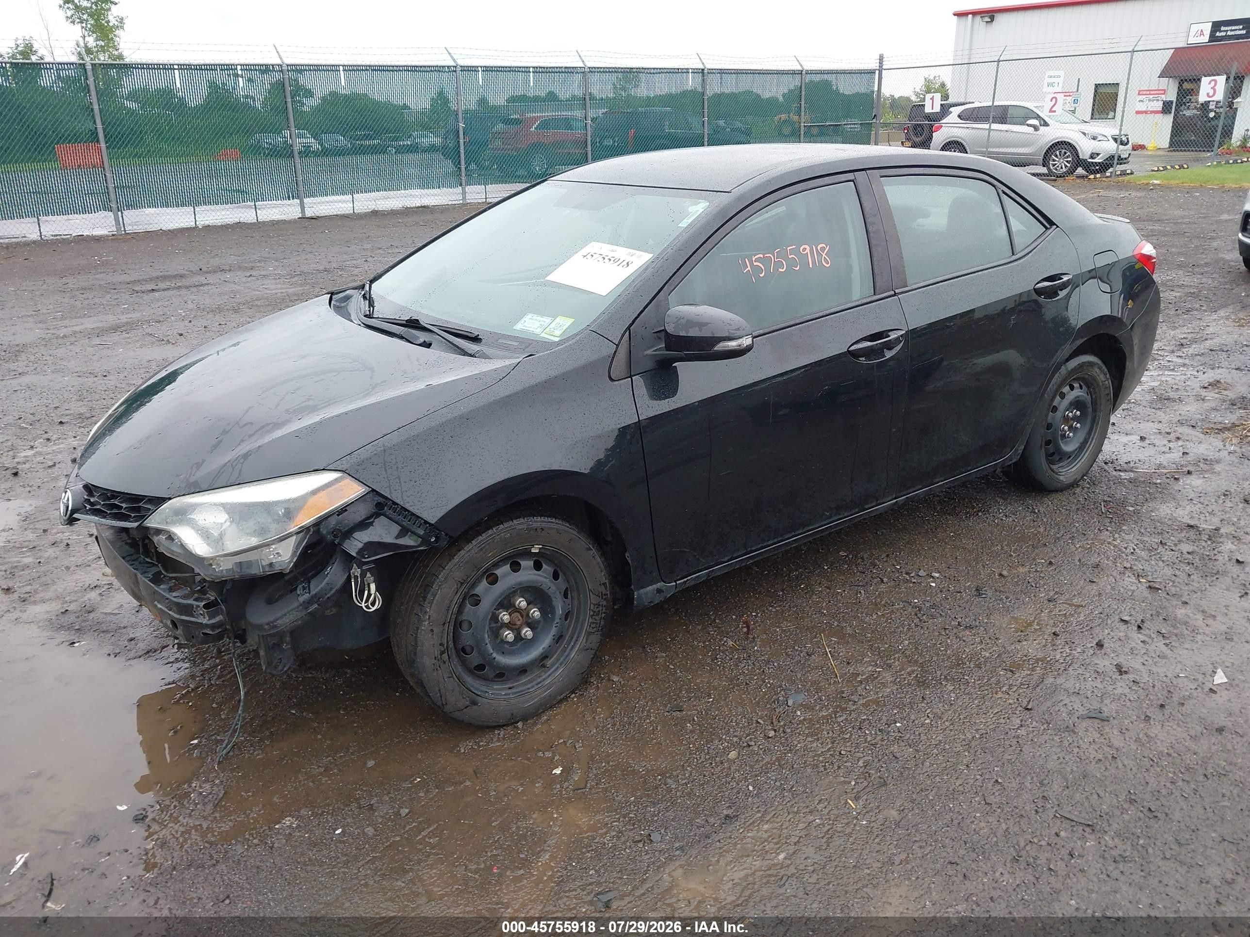 2014 Toyota Corolla S Plus Black vin: 2T1BURHE6EC167588
