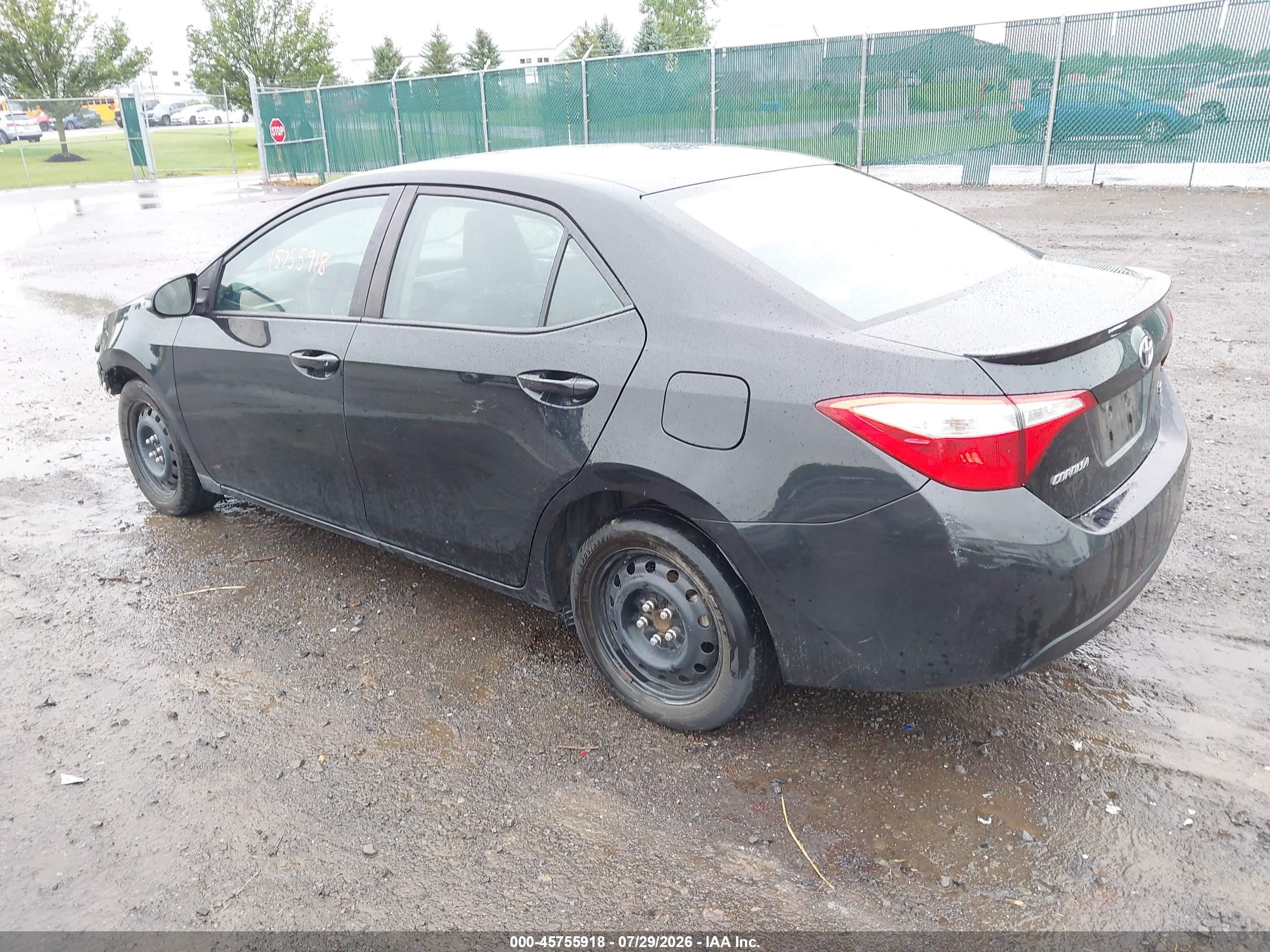 2014 Toyota Corolla S Plus Black vin: 2T1BURHE6EC167588