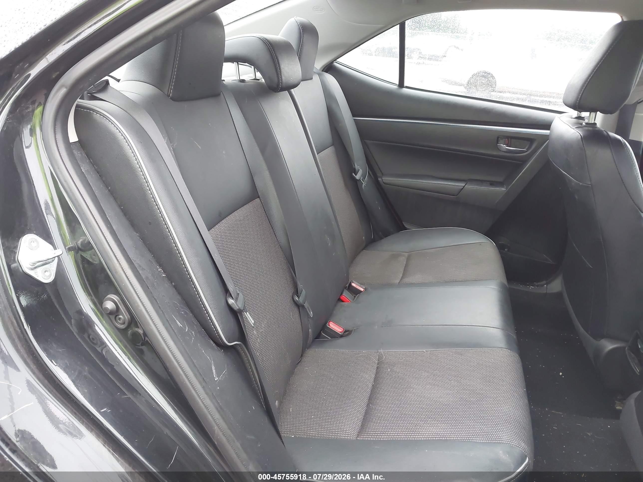 2014 Toyota Corolla S Plus Black vin: 2T1BURHE6EC167588