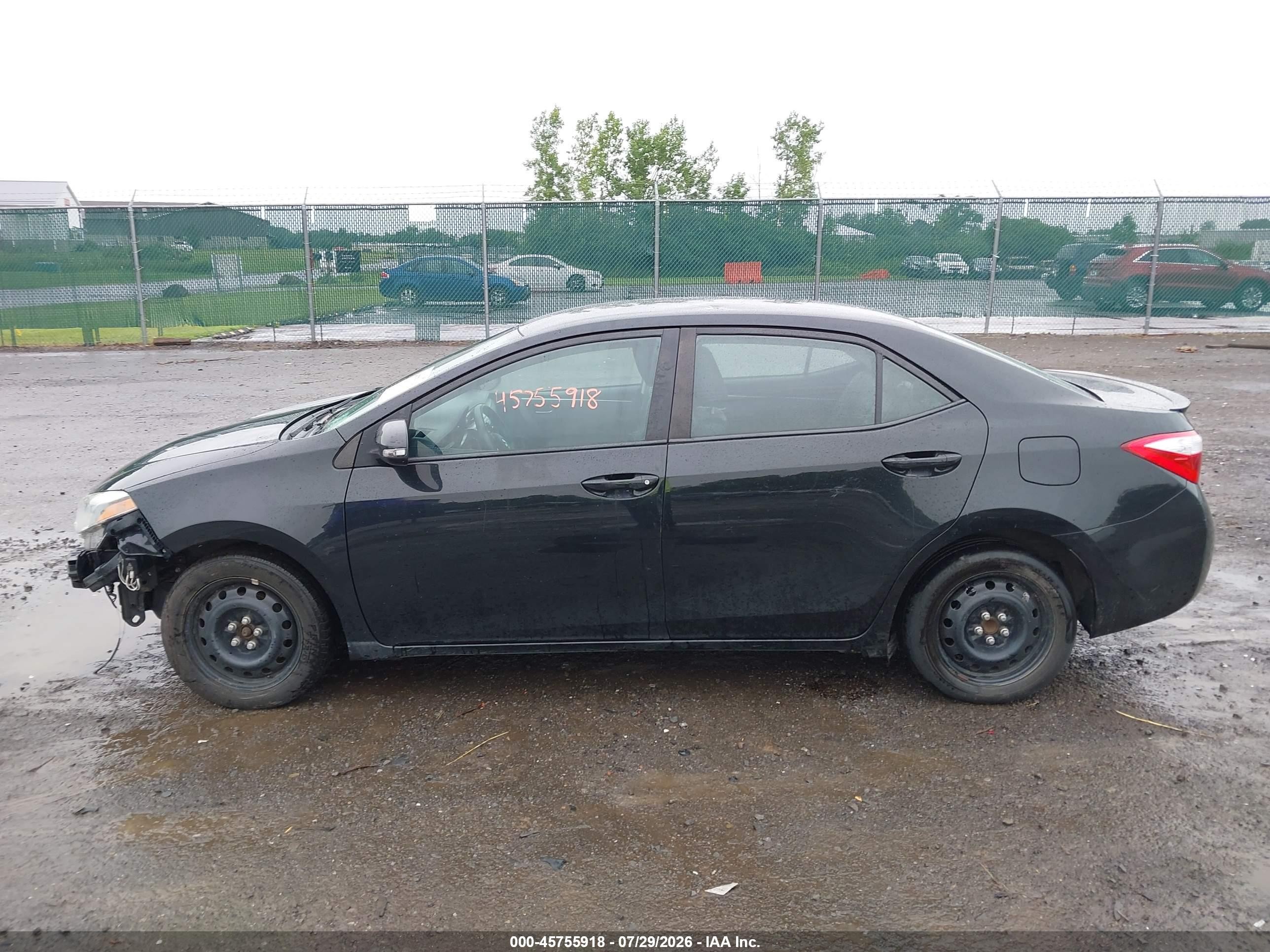 2014 Toyota Corolla S Plus Black vin: 2T1BURHE6EC167588