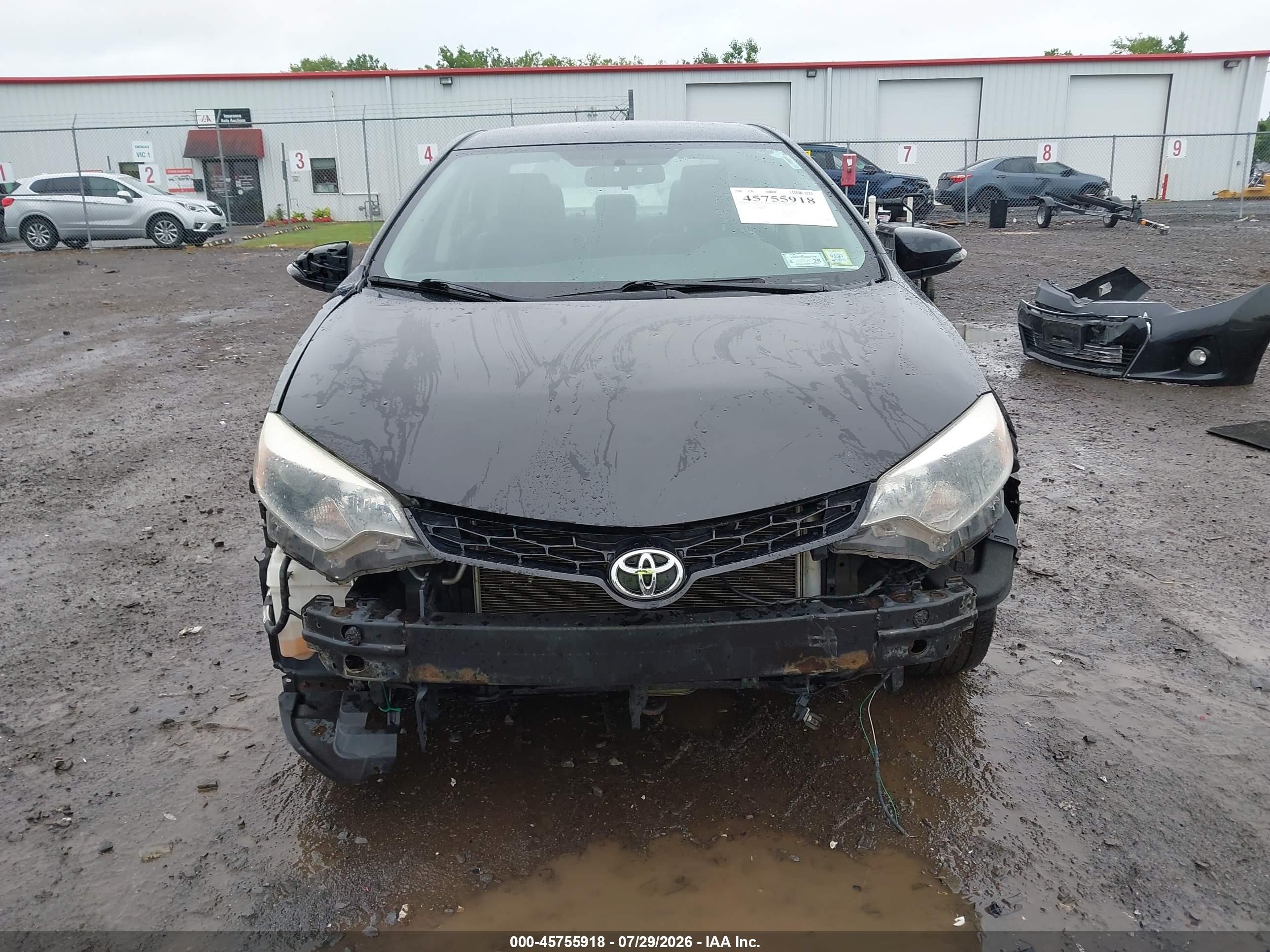 2014 Toyota Corolla S Plus Black vin: 2T1BURHE6EC167588