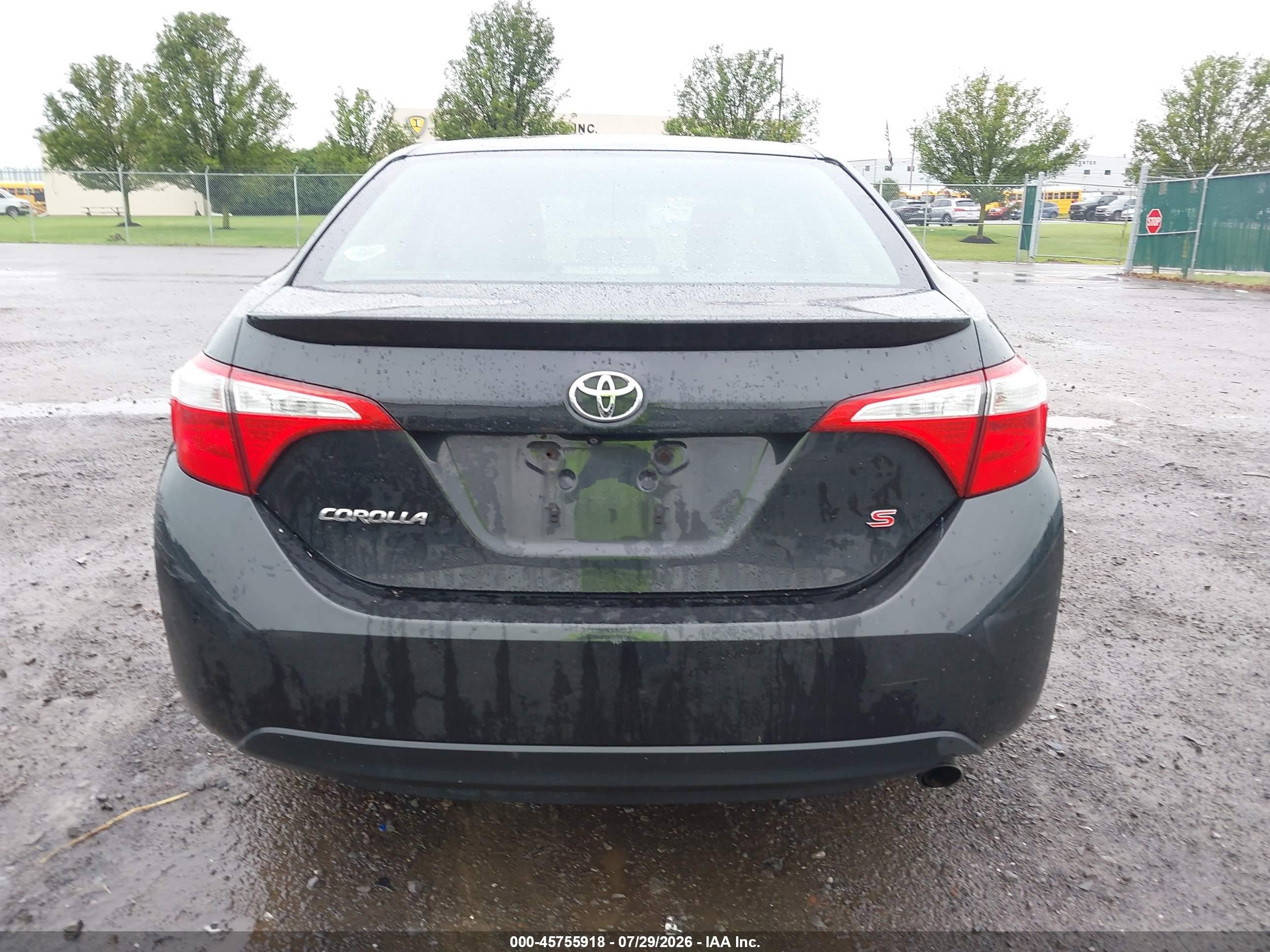 2014 Toyota Corolla S Plus Black vin: 2T1BURHE6EC167588