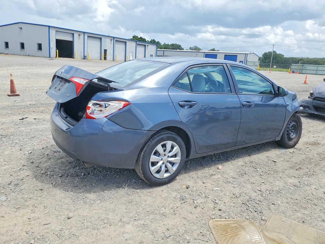 2014 Toyota Corolla Le Blue vin: 2T1BURHE6EC168546
