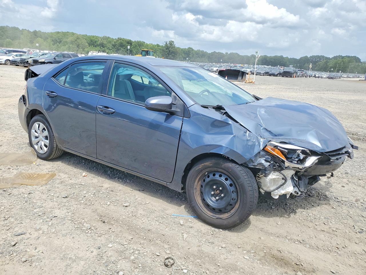 2014 Toyota Corolla Le Blue vin: 2T1BURHE6EC168546