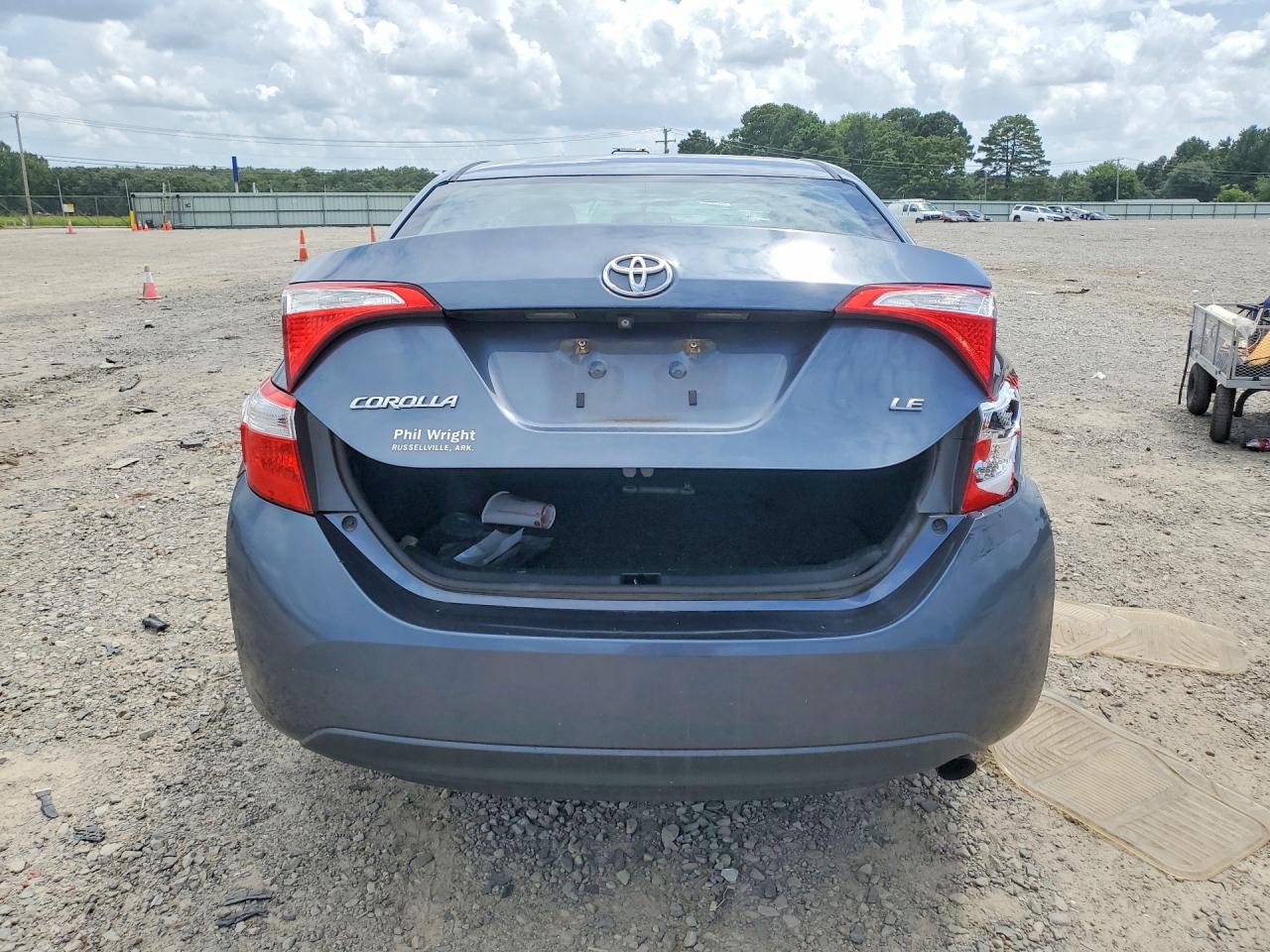 2014 Toyota Corolla Le Blue vin: 2T1BURHE6EC168546