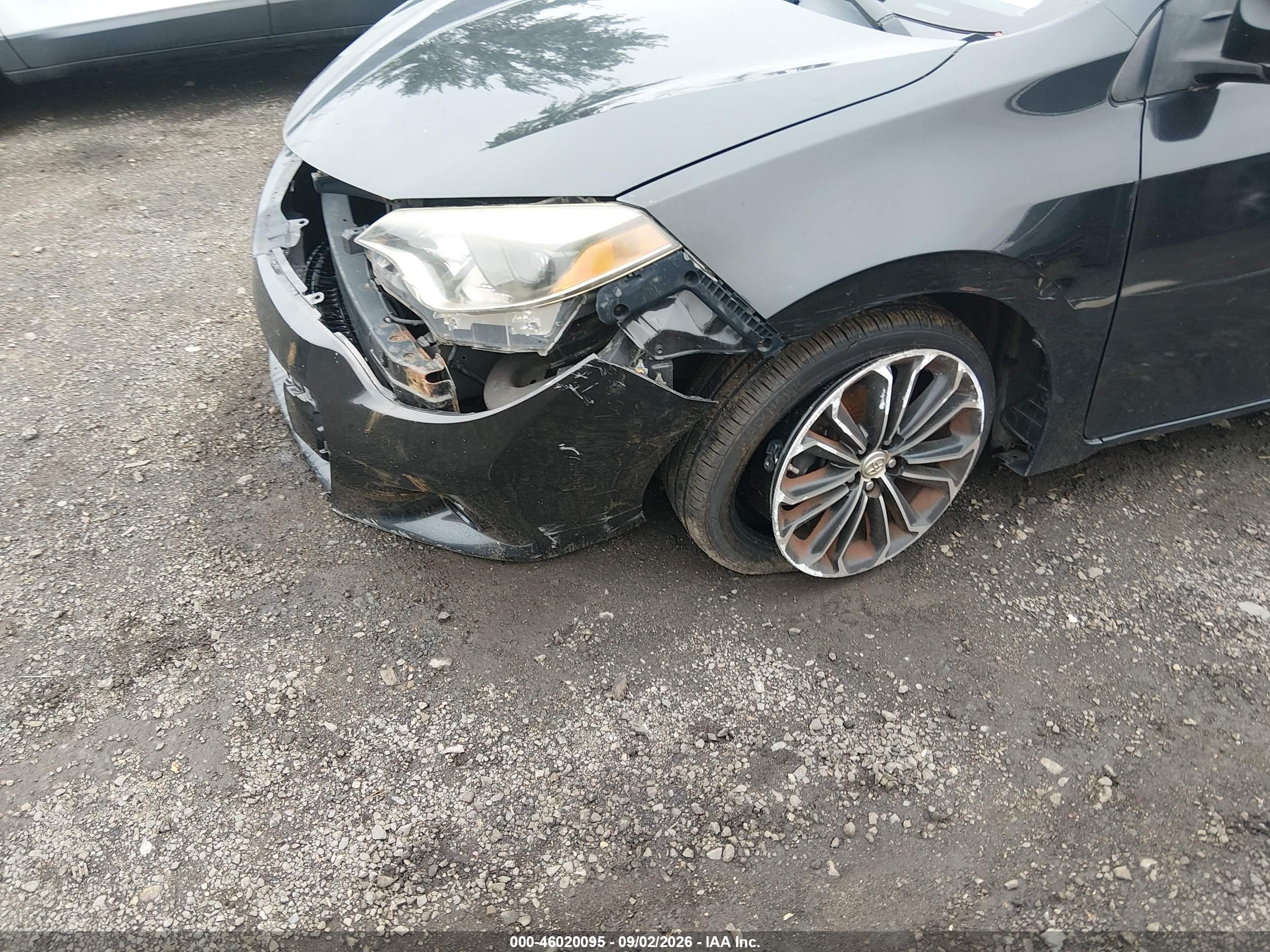2014 Toyota Corolla S Plus Black vin: 2T1BURHE6EC170233