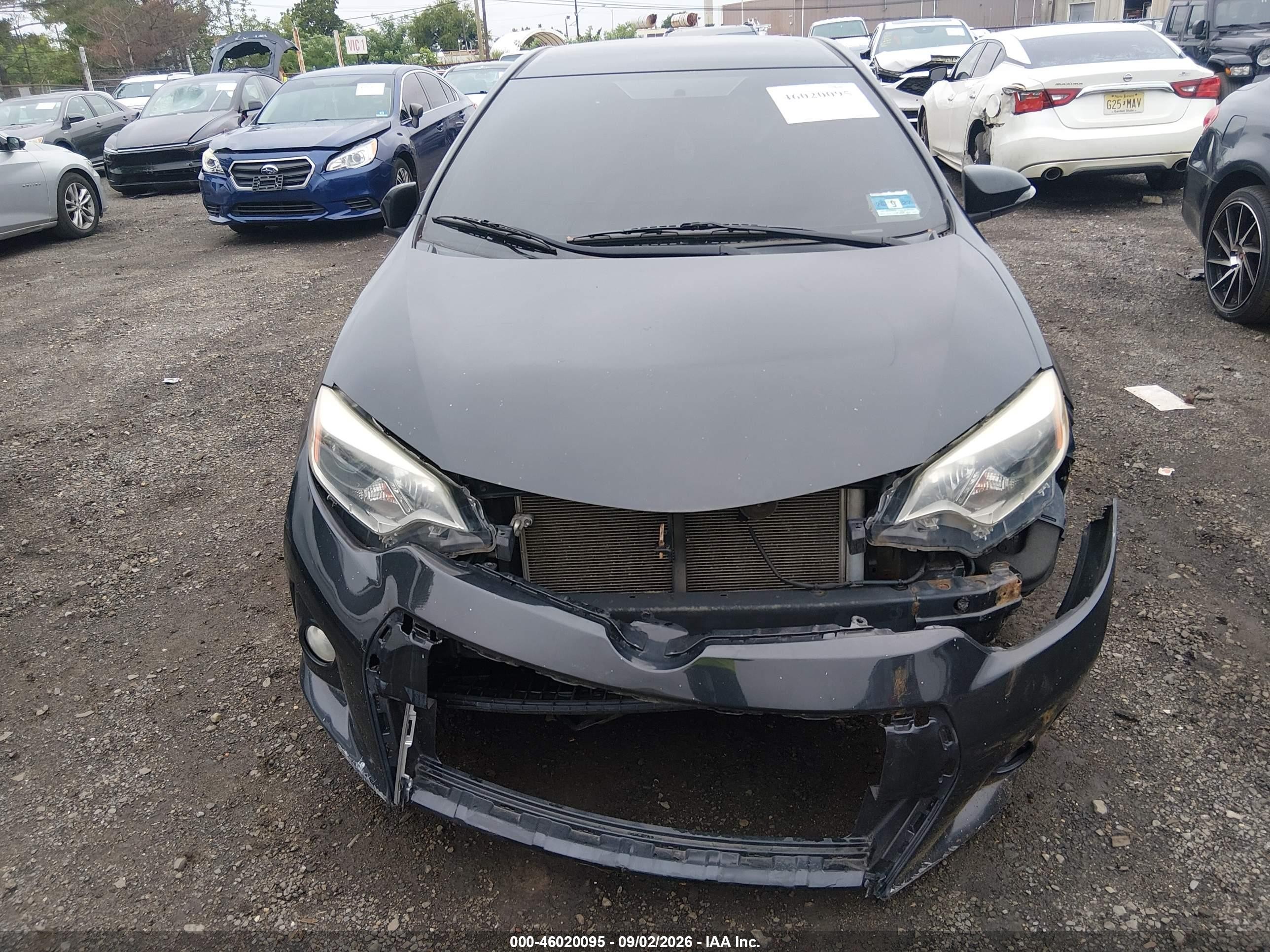 2014 Toyota Corolla S Plus Black vin: 2T1BURHE6EC170233