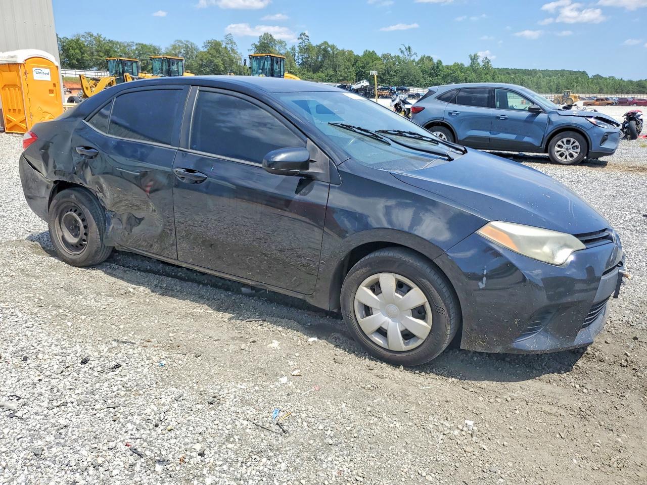 2014 Toyota Corolla L Black vin: 2T1BURHE6EC171236