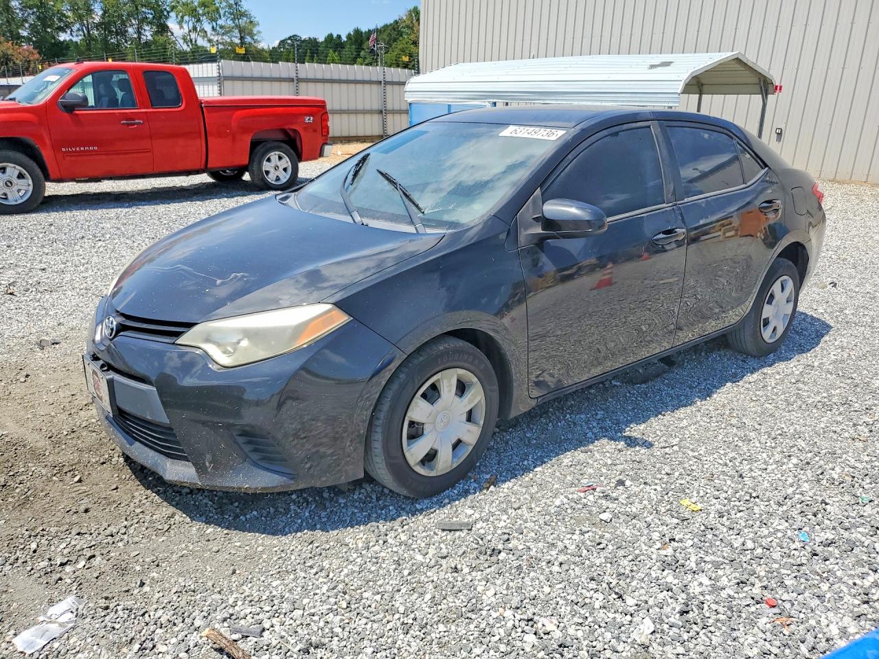 2014 Toyota Corolla L Black vin: 2T1BURHE6EC171236