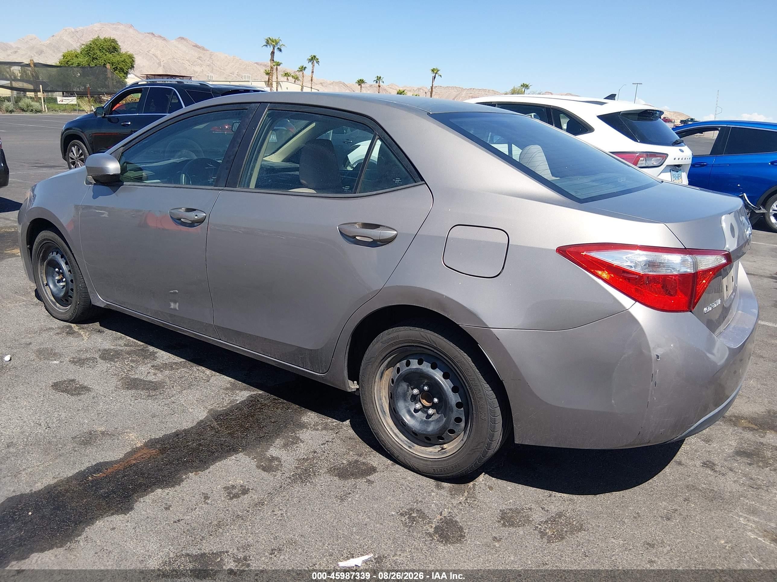 2014 Toyota Corolla Le Silver vin: 2T1BURHE6EC174881