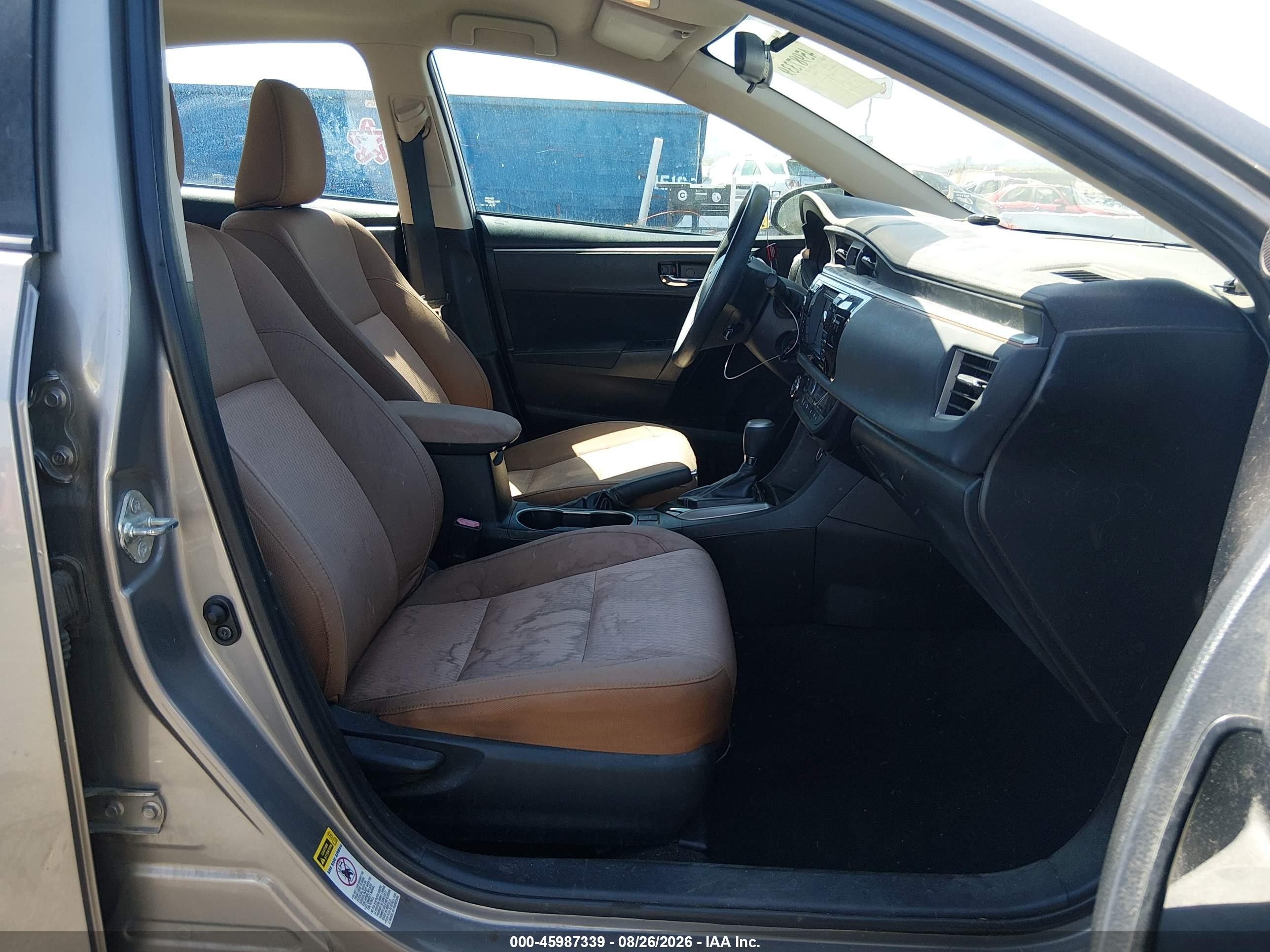 2014 Toyota Corolla Le Silver vin: 2T1BURHE6EC174881