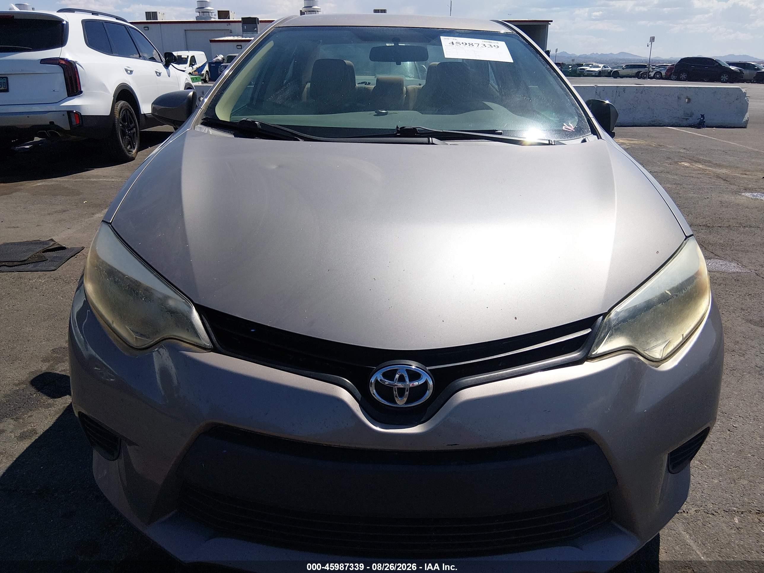 2014 Toyota Corolla Le Silver vin: 2T1BURHE6EC174881