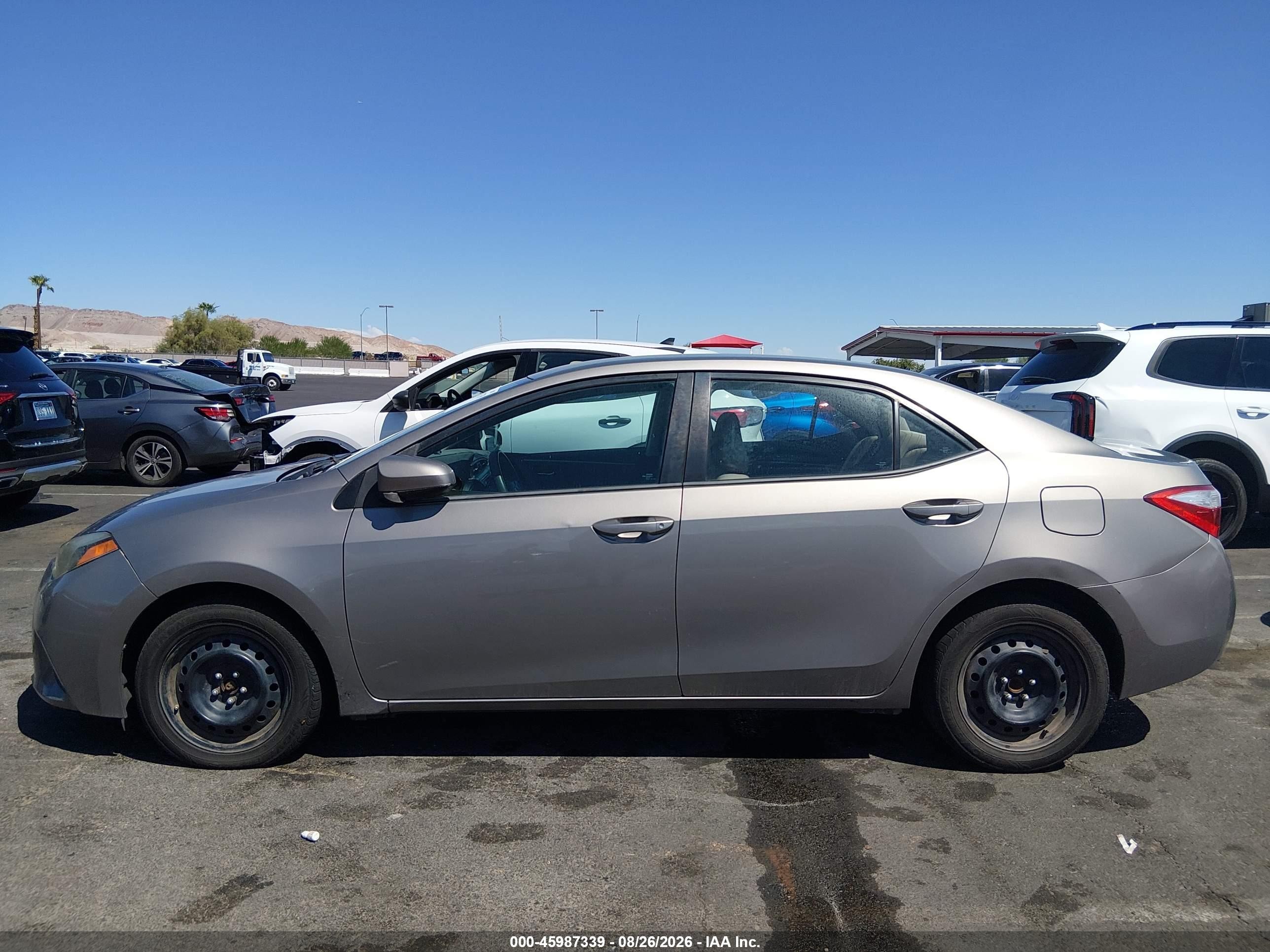 2014 Toyota Corolla Le Silver vin: 2T1BURHE6EC174881