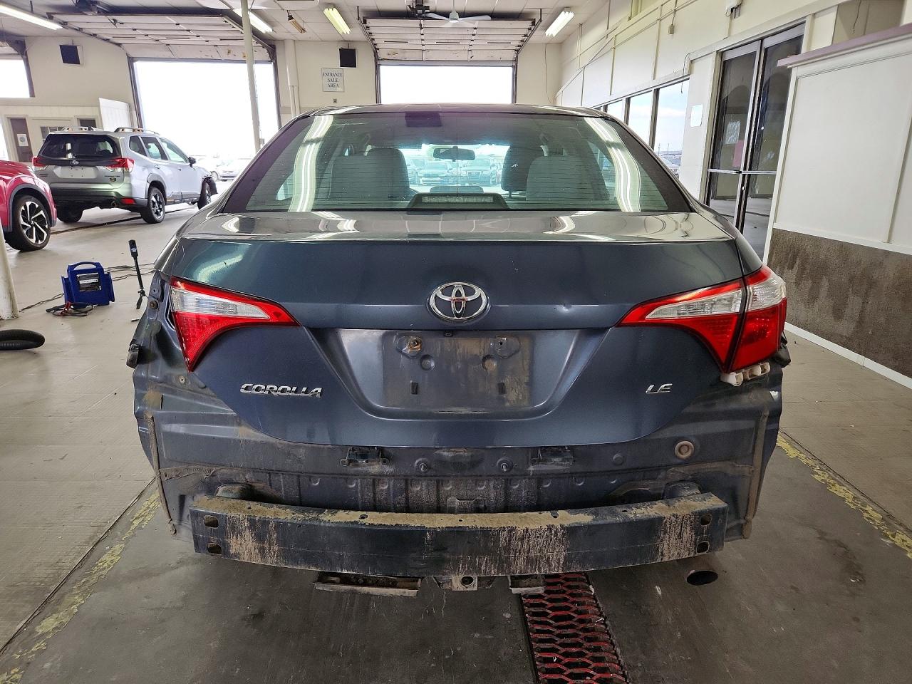 2014 Toyota Corolla Le Blue vin: 2T1BURHE6EC180003
