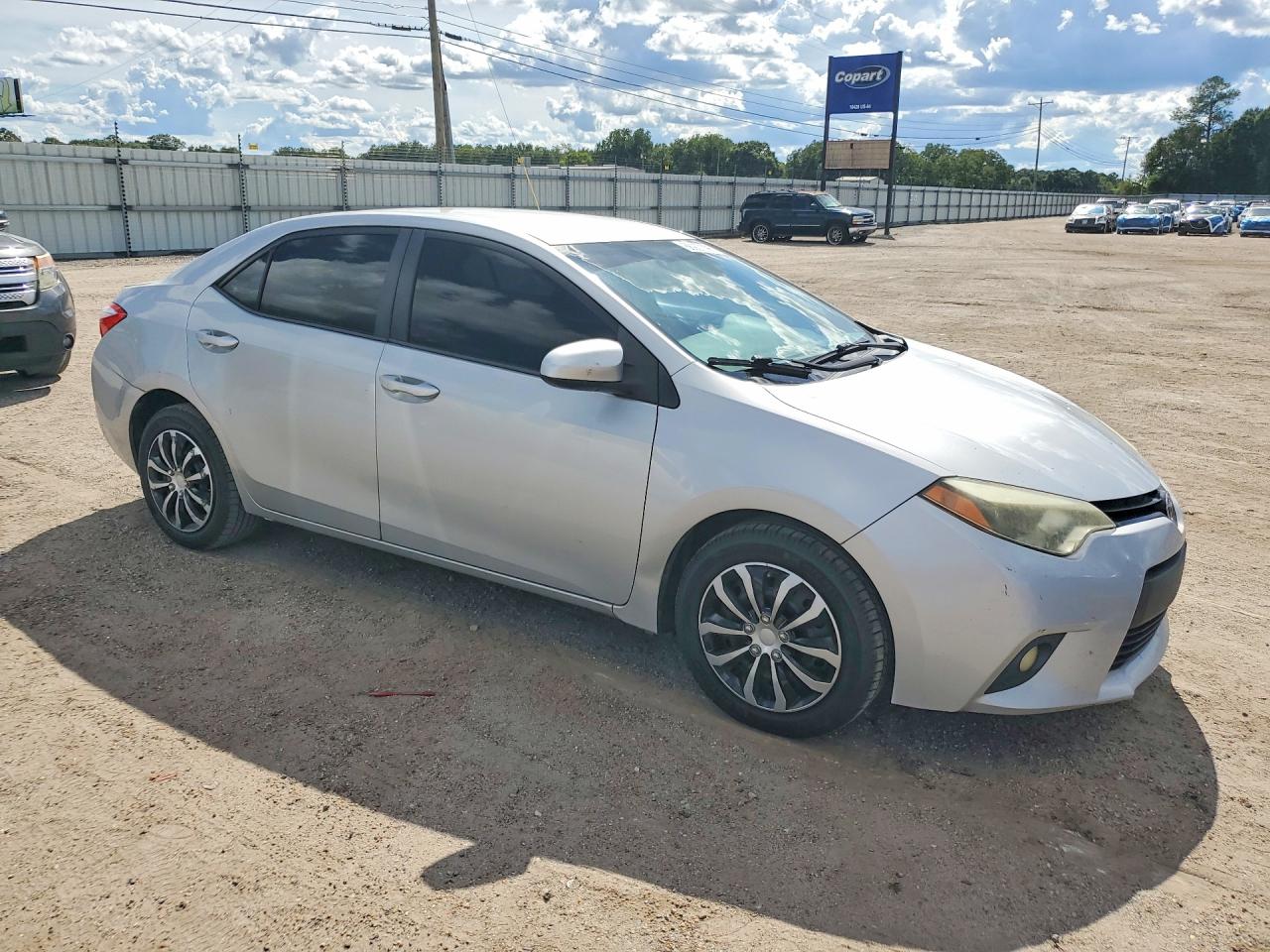 2014 Toyota Corolla Le Gray vin: 2T1BURHE6EC188795