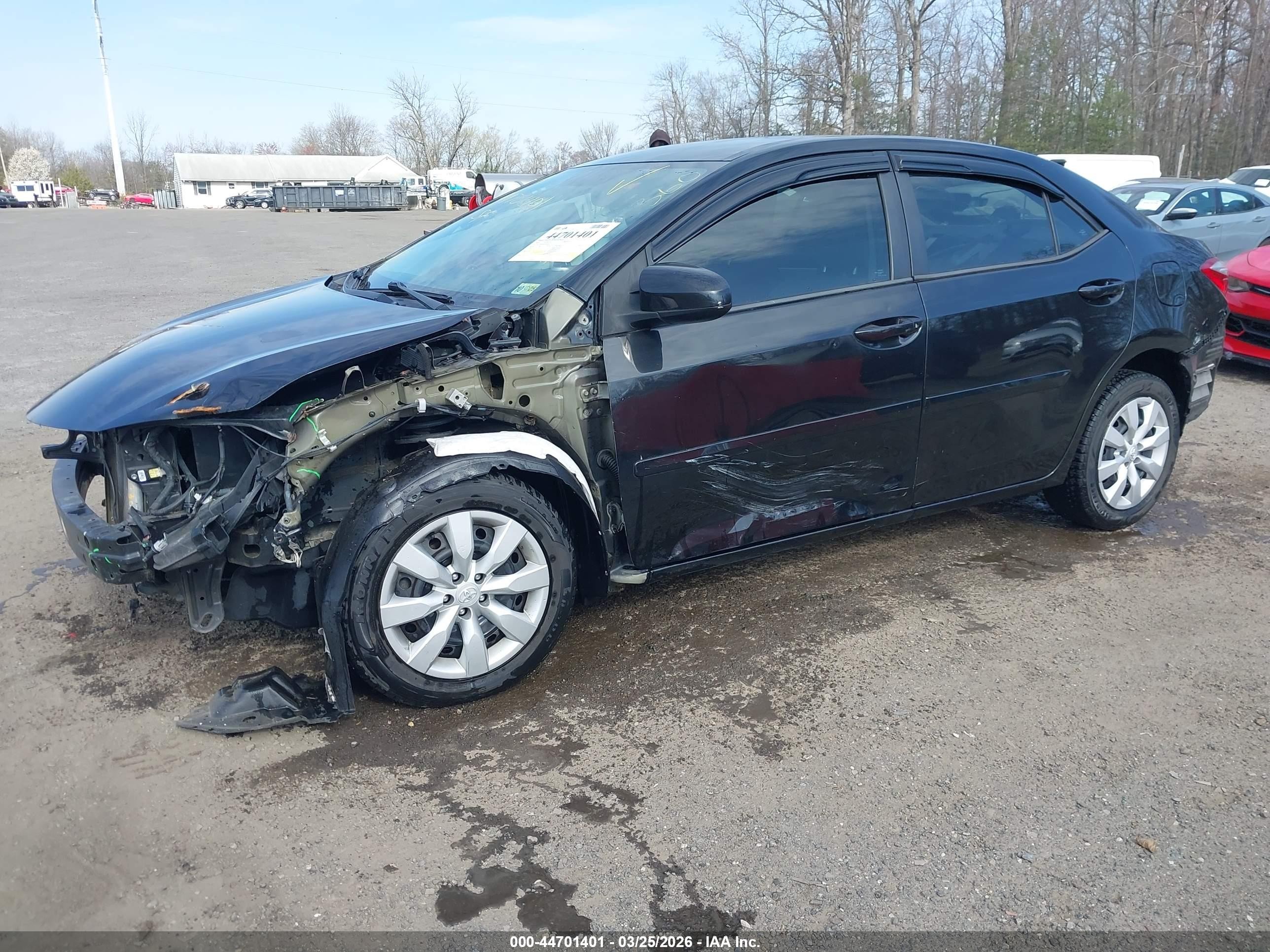 2014 Toyota Corolla Le Black vin: 2T1BURHE6EC192281