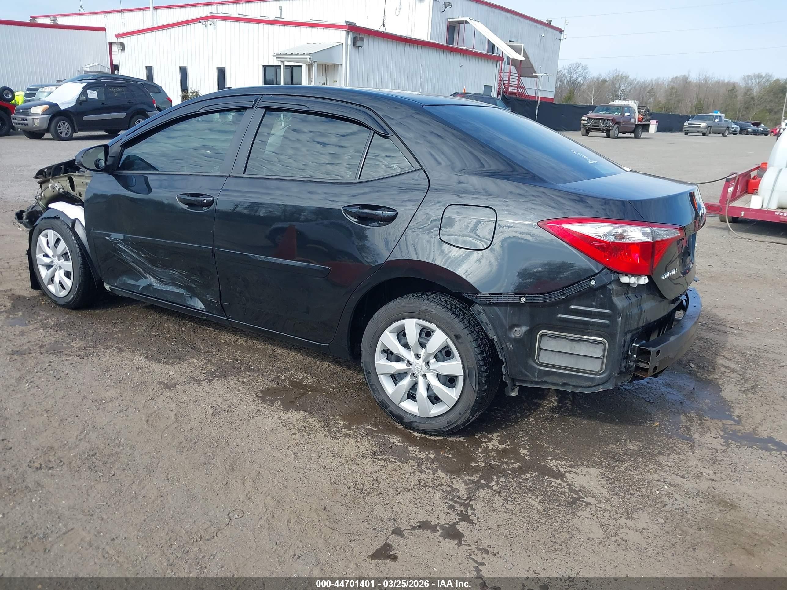 2014 Toyota Corolla Le Black vin: 2T1BURHE6EC192281