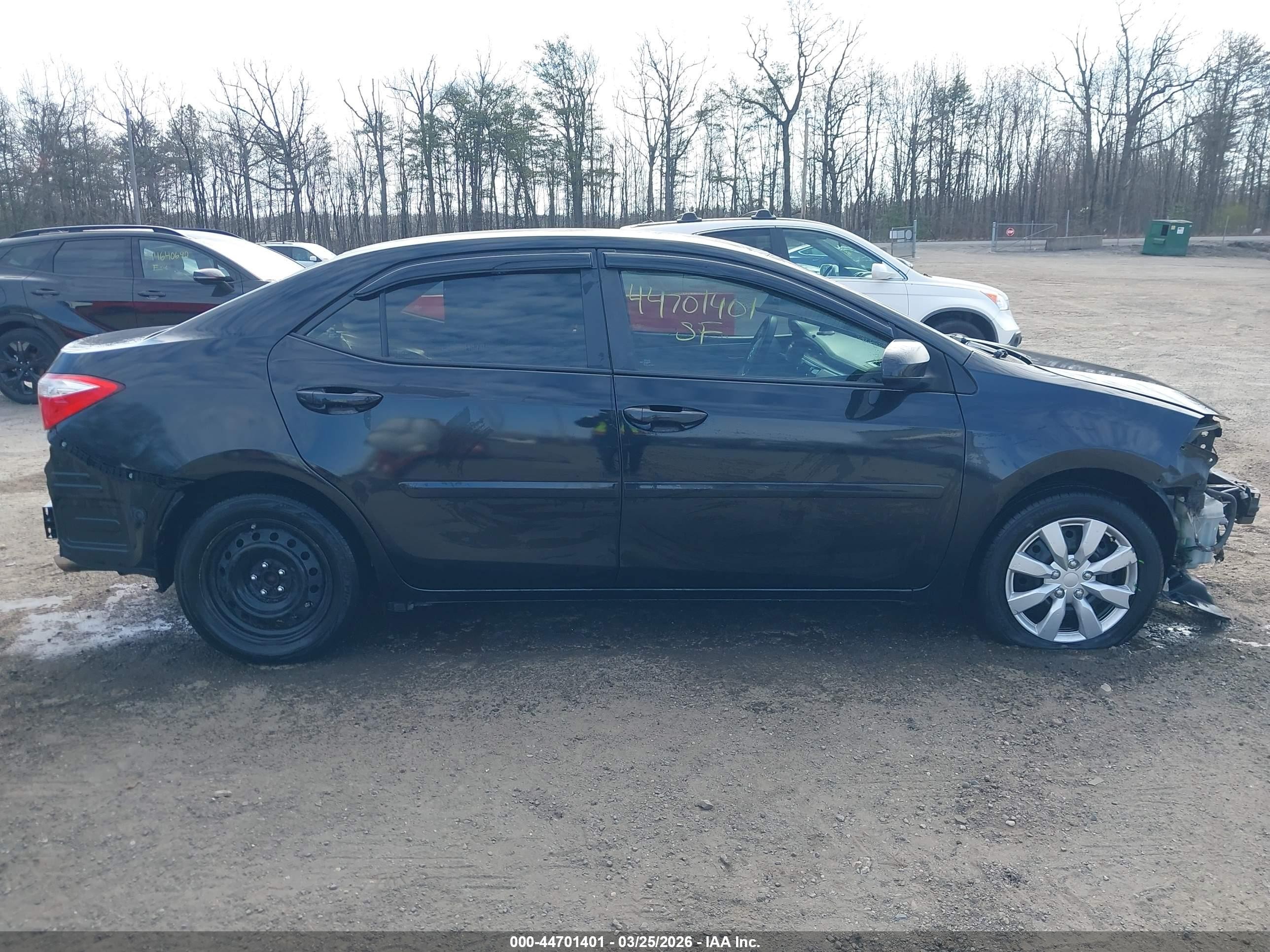 2014 Toyota Corolla Le Black vin: 2T1BURHE6EC192281