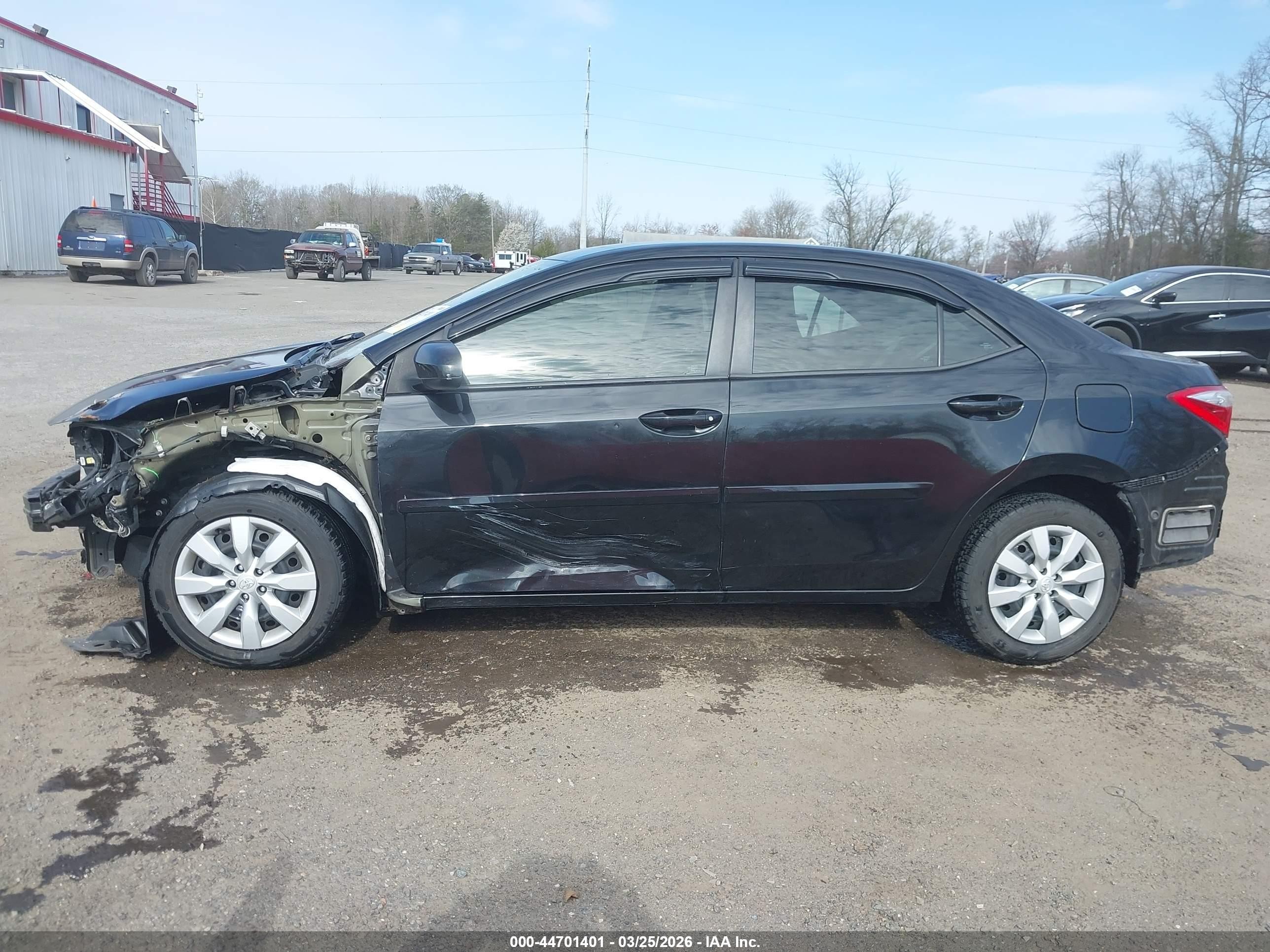 2014 Toyota Corolla Le Black vin: 2T1BURHE6EC192281