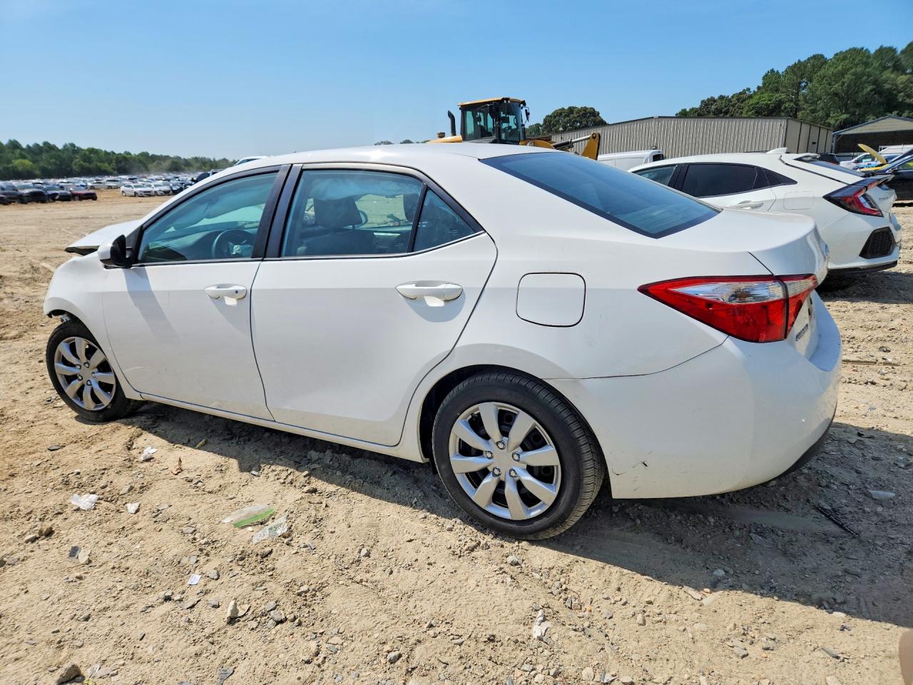 2014 Toyota Corolla Le White vin: 2T1BURHE6EC196623
