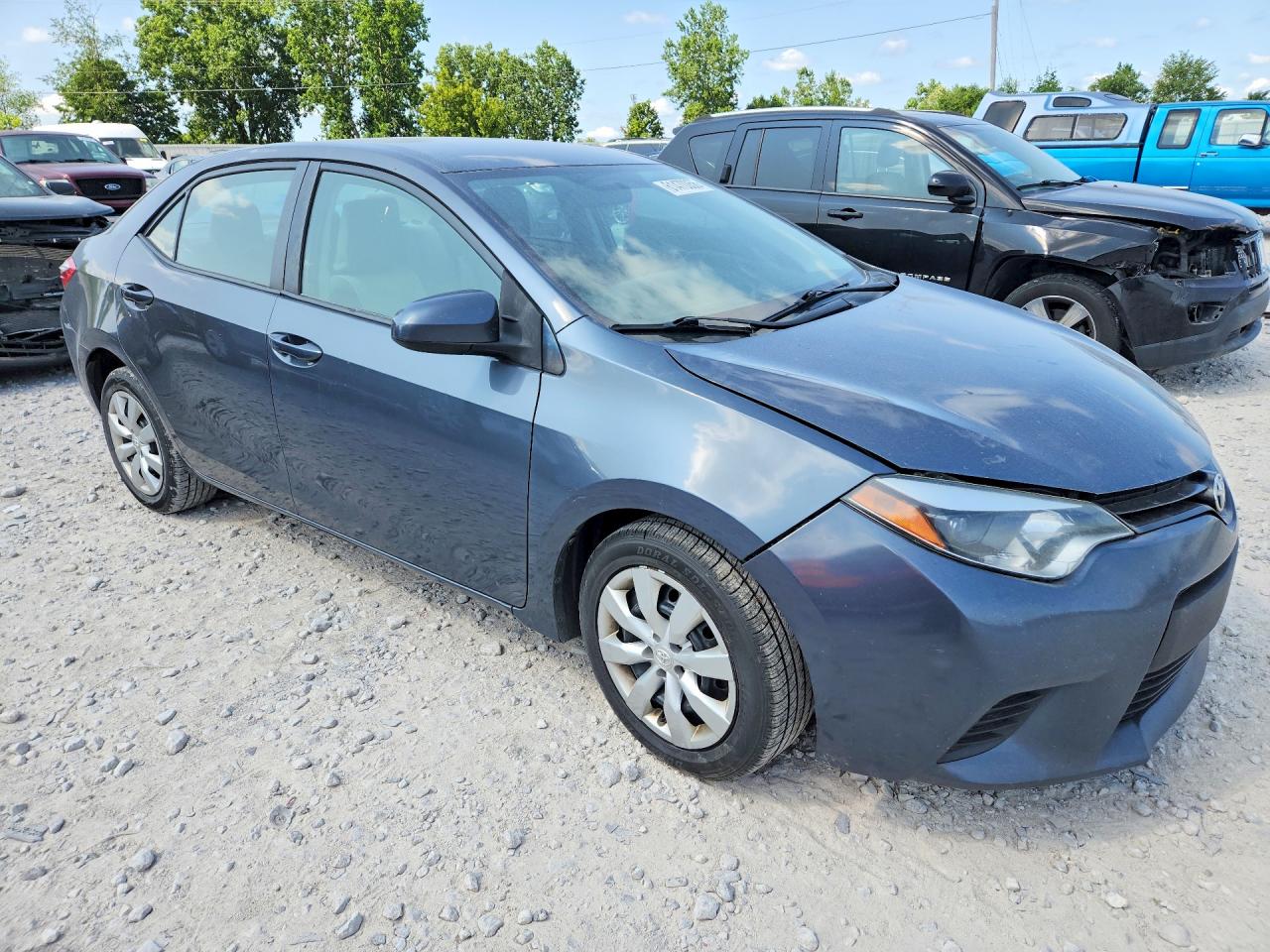2014 Toyota Corolla Le Gray vin: 2T1BURHE6EC200959