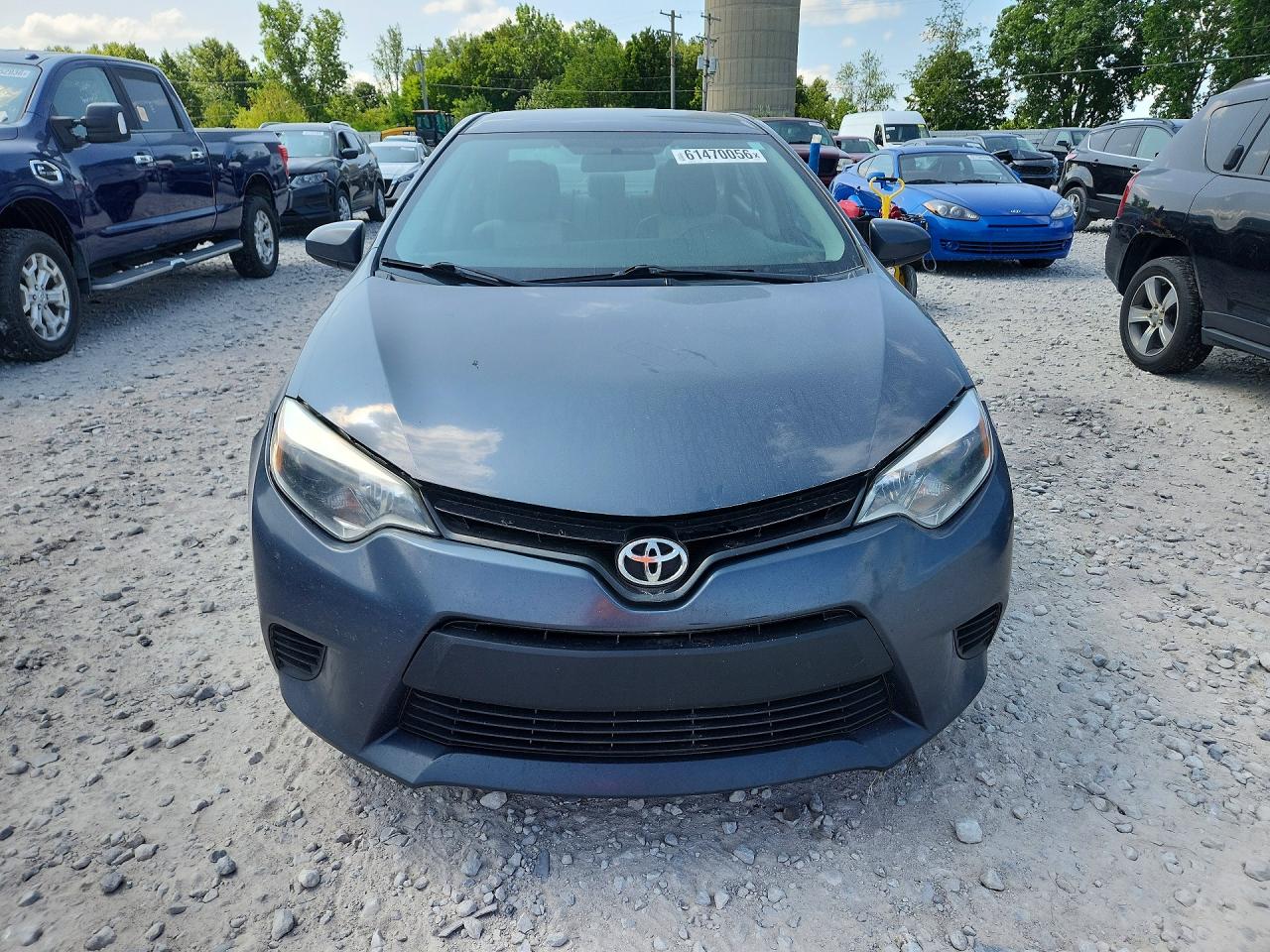2014 Toyota Corolla Le Gray vin: 2T1BURHE6EC200959