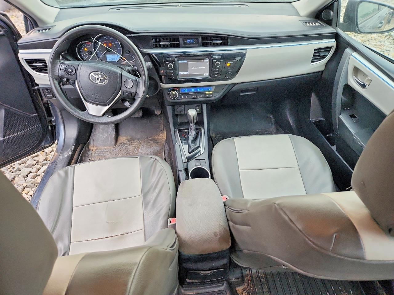 2014 Toyota Corolla Le Gray vin: 2T1BURHE6EC200959