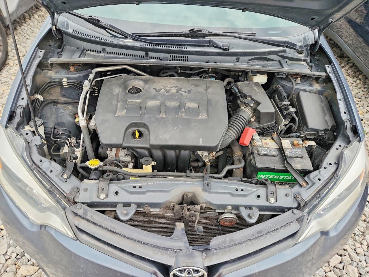 2014 Toyota Corolla Le Gray vin: 2T1BURHE6EC200959