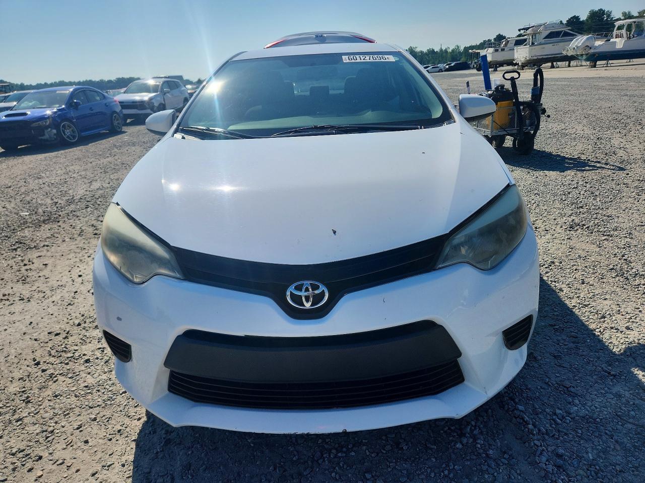 2014 Toyota Corolla L White vin: 2T1BURHE6EC203019