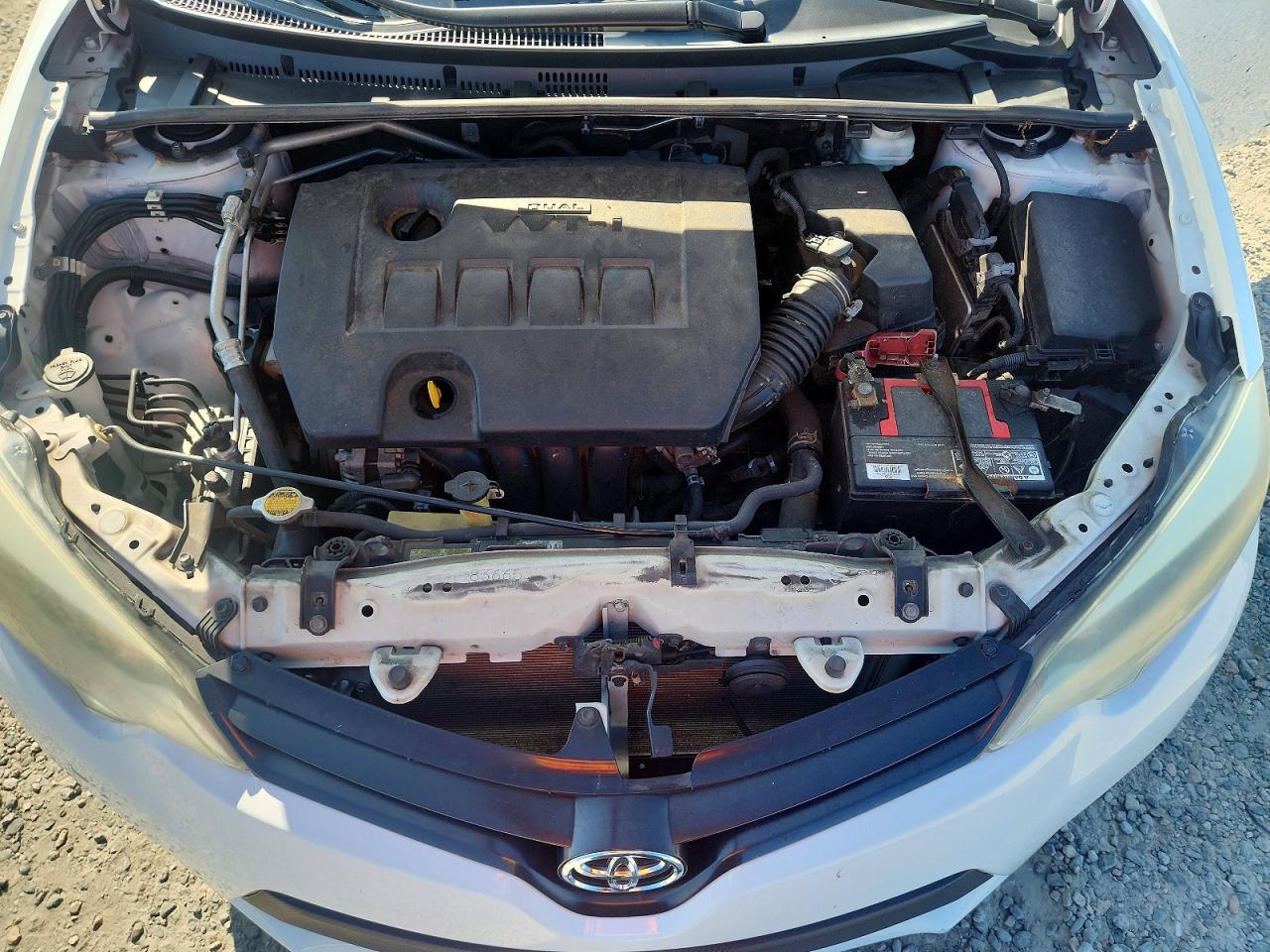2014 Toyota Corolla L White vin: 2T1BURHE6EC203019